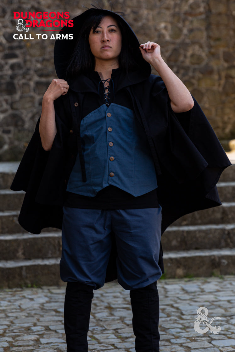 Dungeons & Dragons Rogue Garment Set Black/Woad Blue