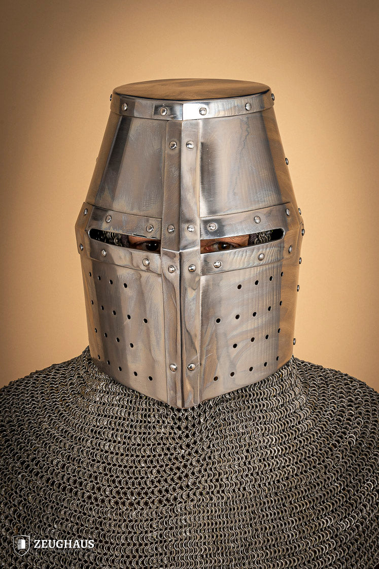 crusader motorcycle helmet Crusader Great Helmet 1,6mm Polished
