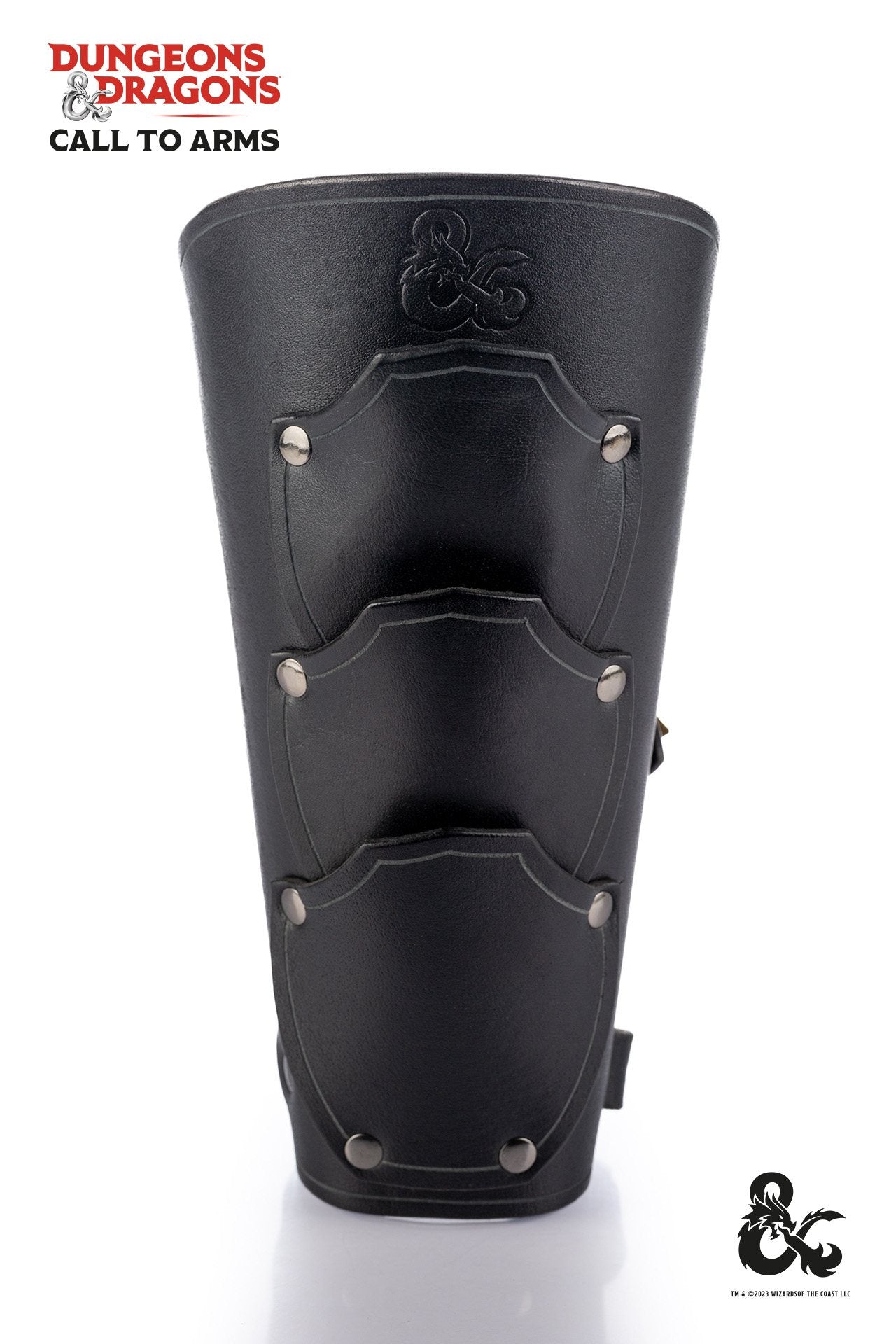 Dungeons & Dragons Fighter Leather Bracers Black