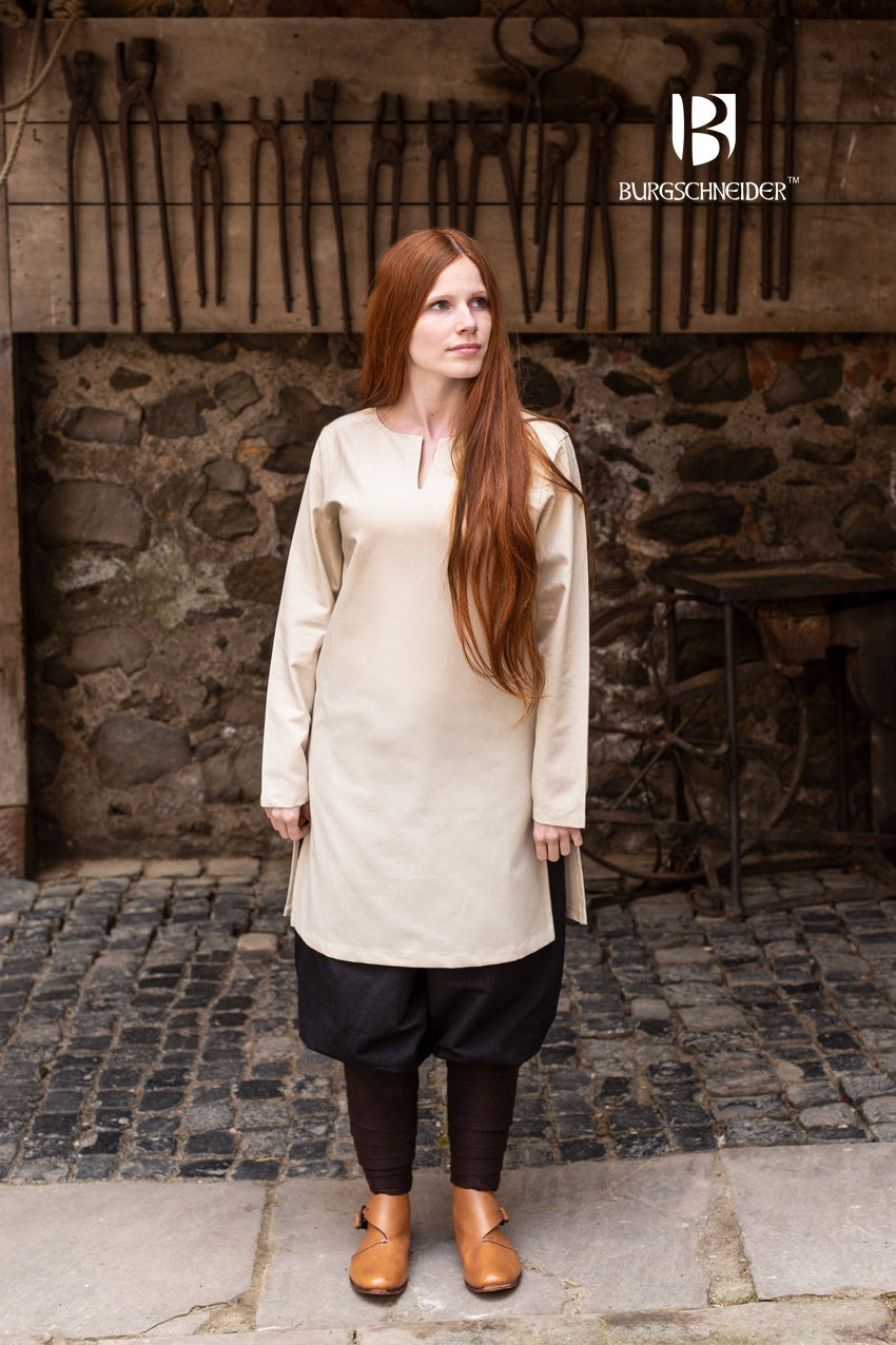 greta long sleeve dress Long Arm Under Tunic Greta Natural M