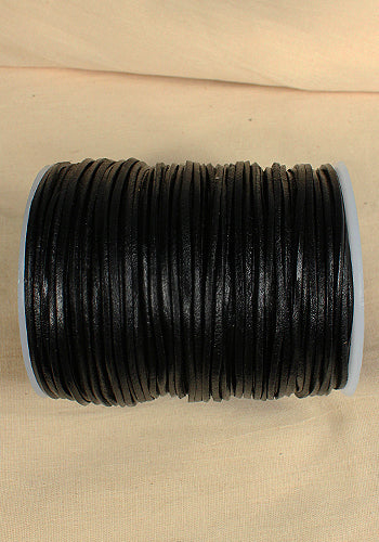 Vierkant Lederschnur Creativa 2mx2,8mm, schwarz