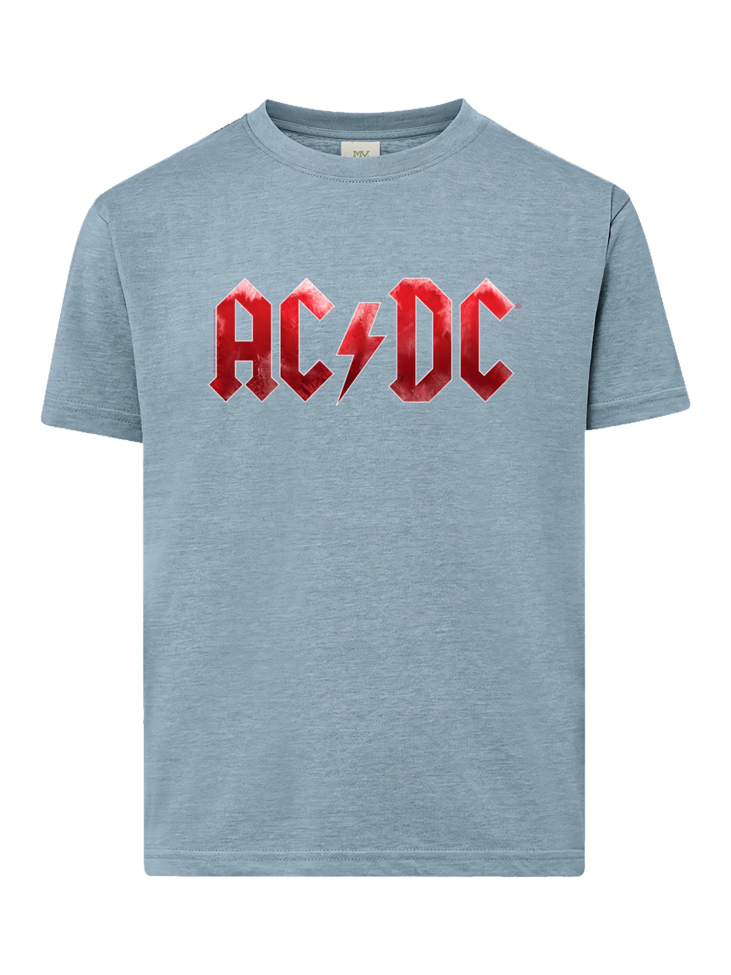 Logotipo de hielo rojo AC/DC con camiseta de amigo juvenil