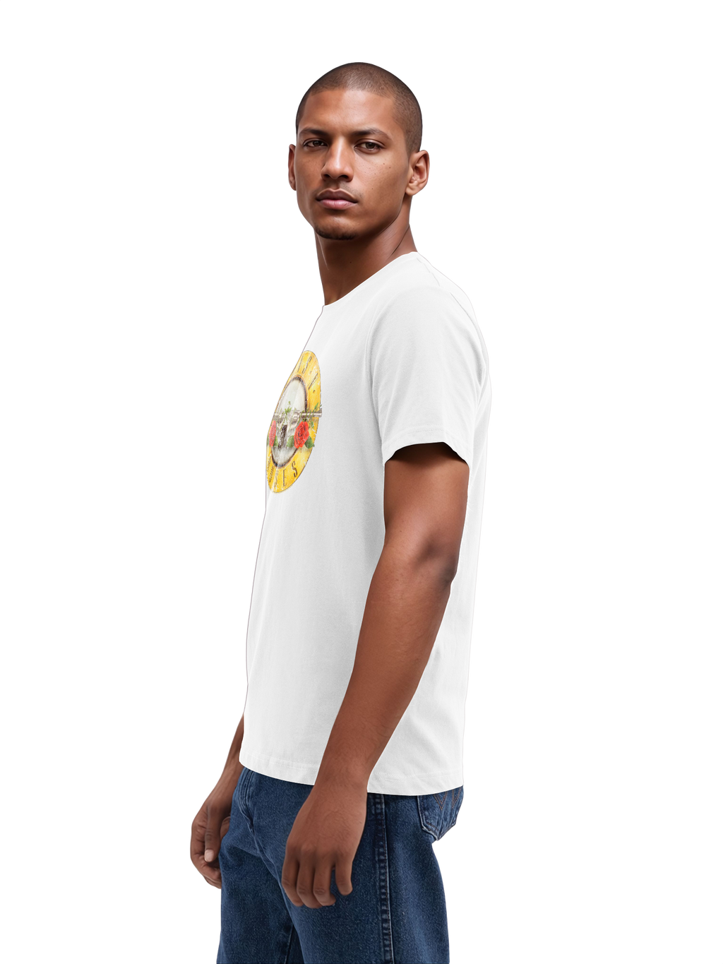 Guns n 'Roses Vintage Bullet Logo Herren reguläres T -Shirt