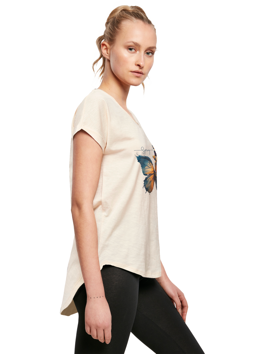 Schmetterling der Schmetterlinge Damen Long T-Shirt