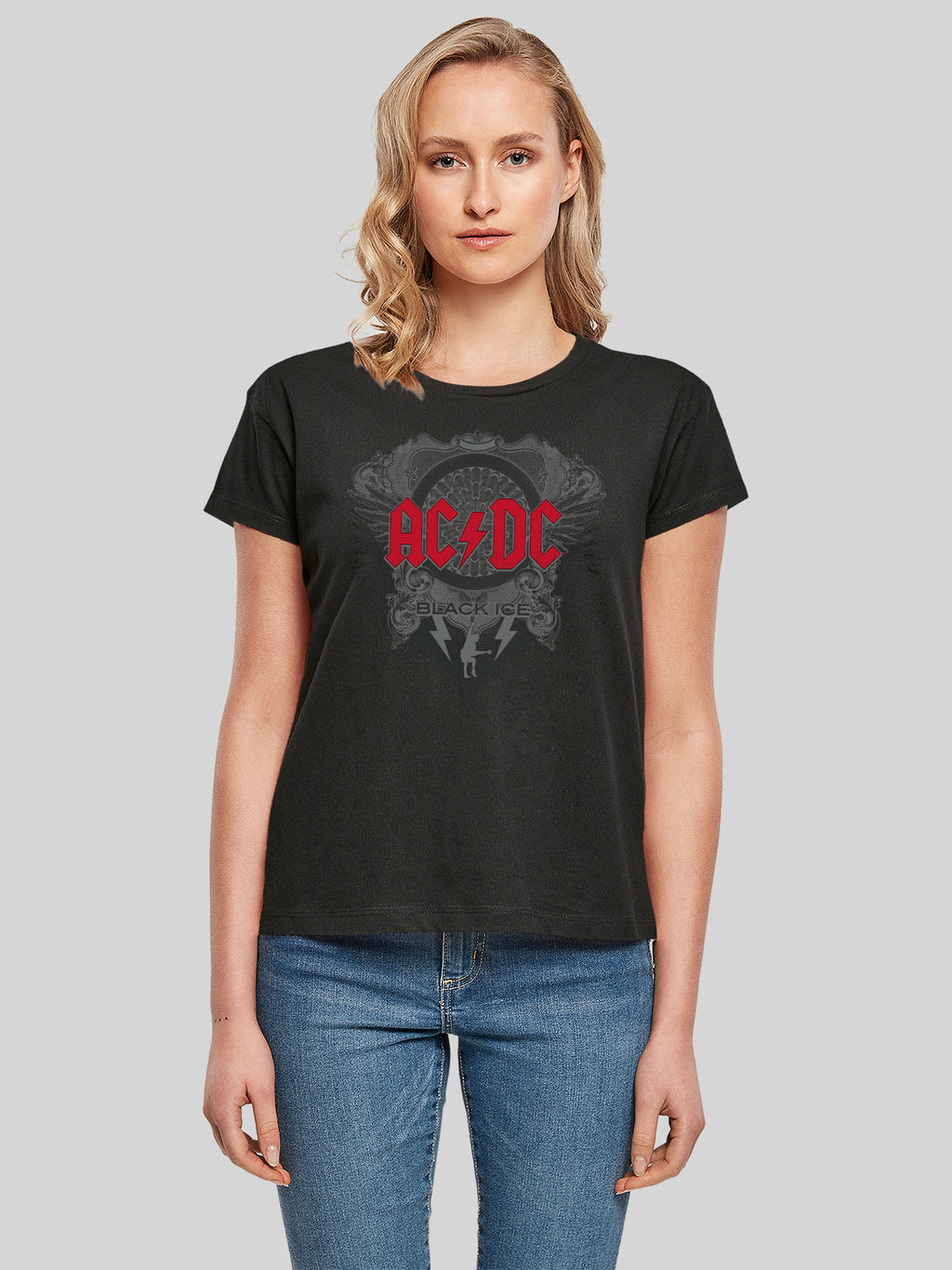T-shirt AC / DC Black Ice Ladies Box