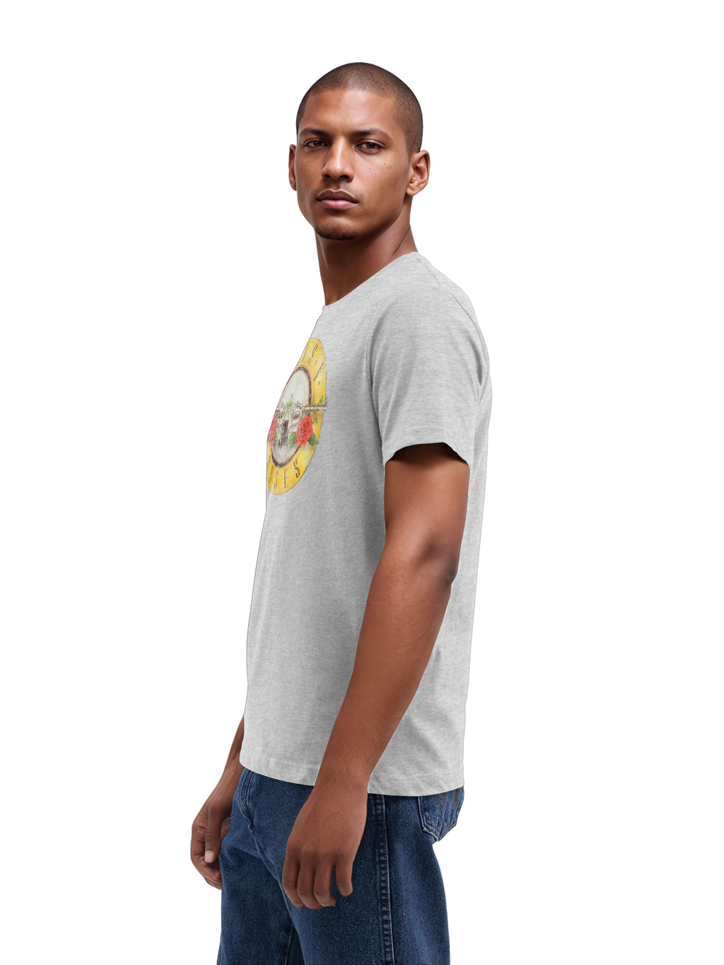 Guns 'n' Roses Vintage Bullet Logo with True Blanks | Mens Regular