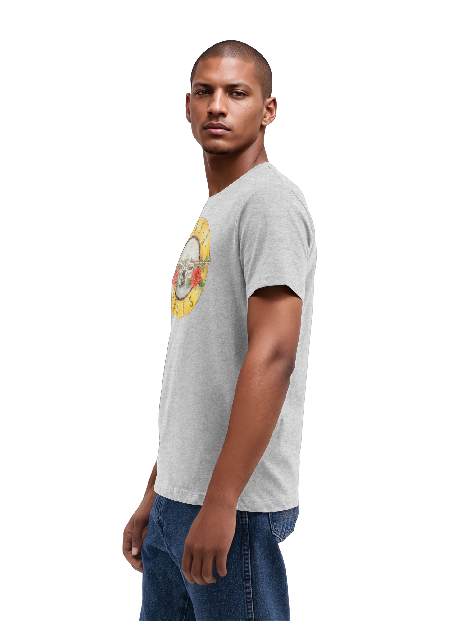 Guns 'n' Roses Vintage Bullet Logo with True Blanks | Mens Regular