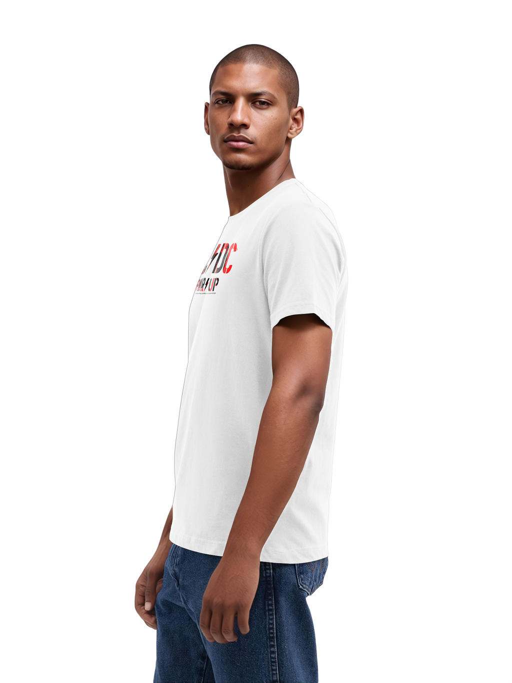 T-shirt organique du logo AC / DC Pwrup Photo