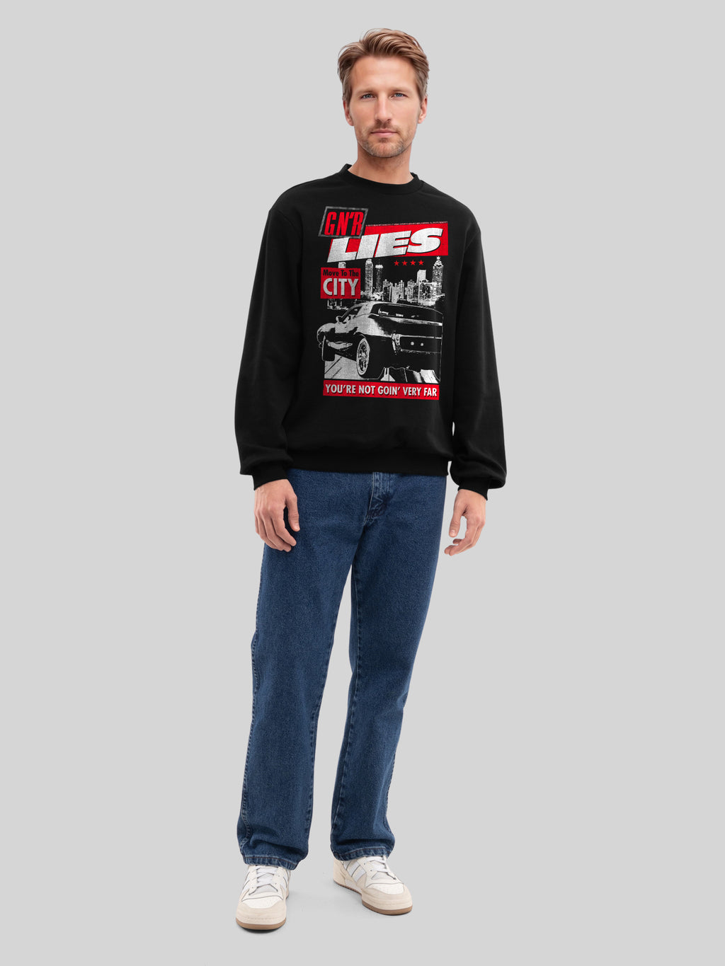 Guns N' Roses Lies City | Mens Regular Sweater