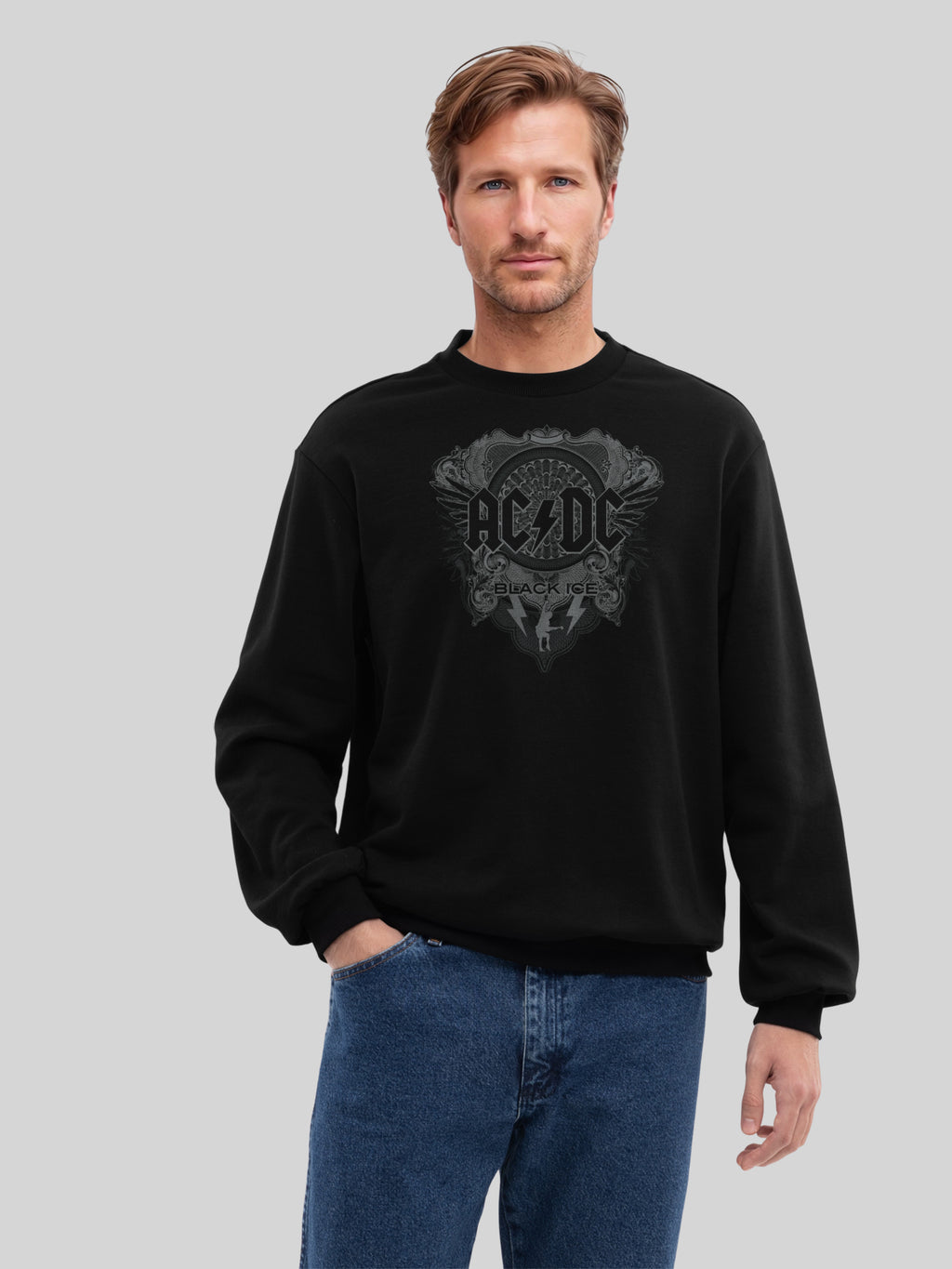 ACDC Black Ice Herren Sweatshirt