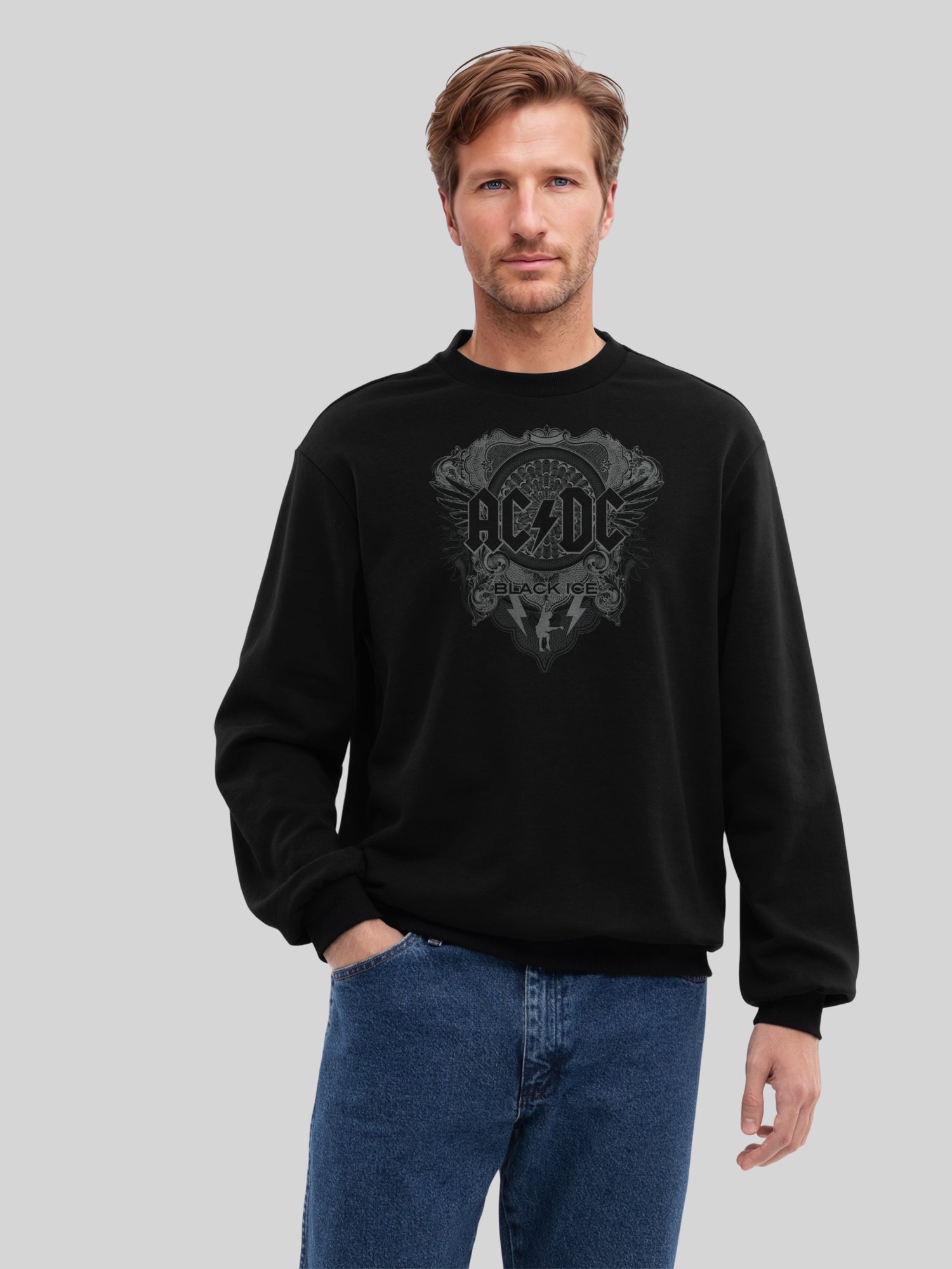ACDC Black Ice con Blanks verdaderos | Suéter regular para hombres