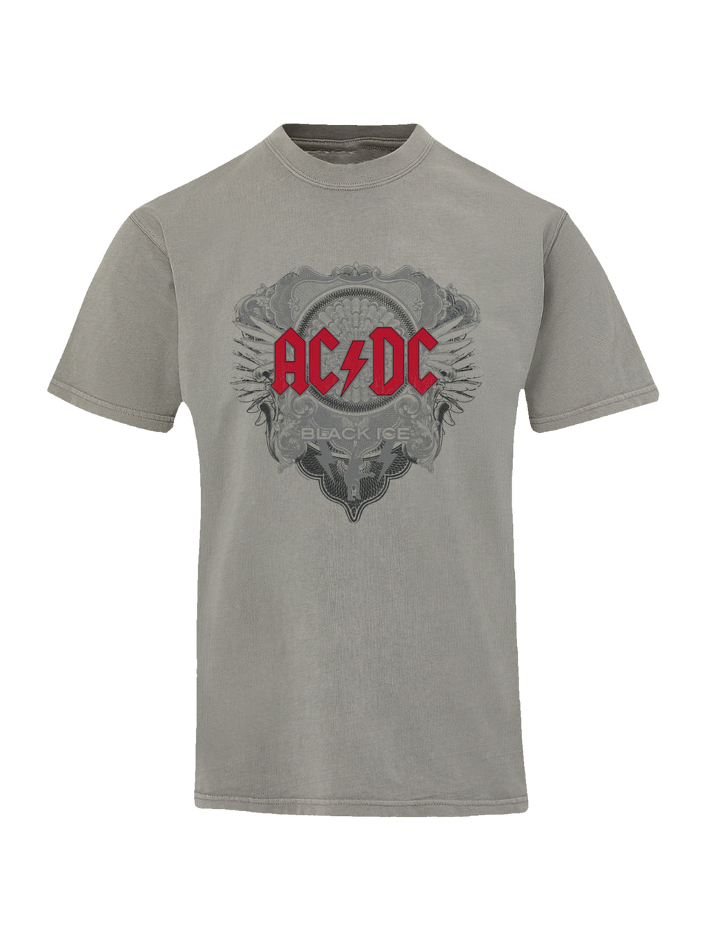 AC/DC Hielo negro con rojo con camiseta de color costero