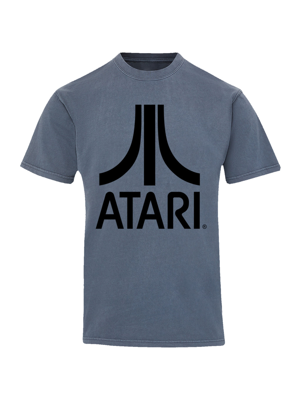 ATARI GAMES LOGO BLACK Retro Gaming avec un tee-shirt de couleur côtière