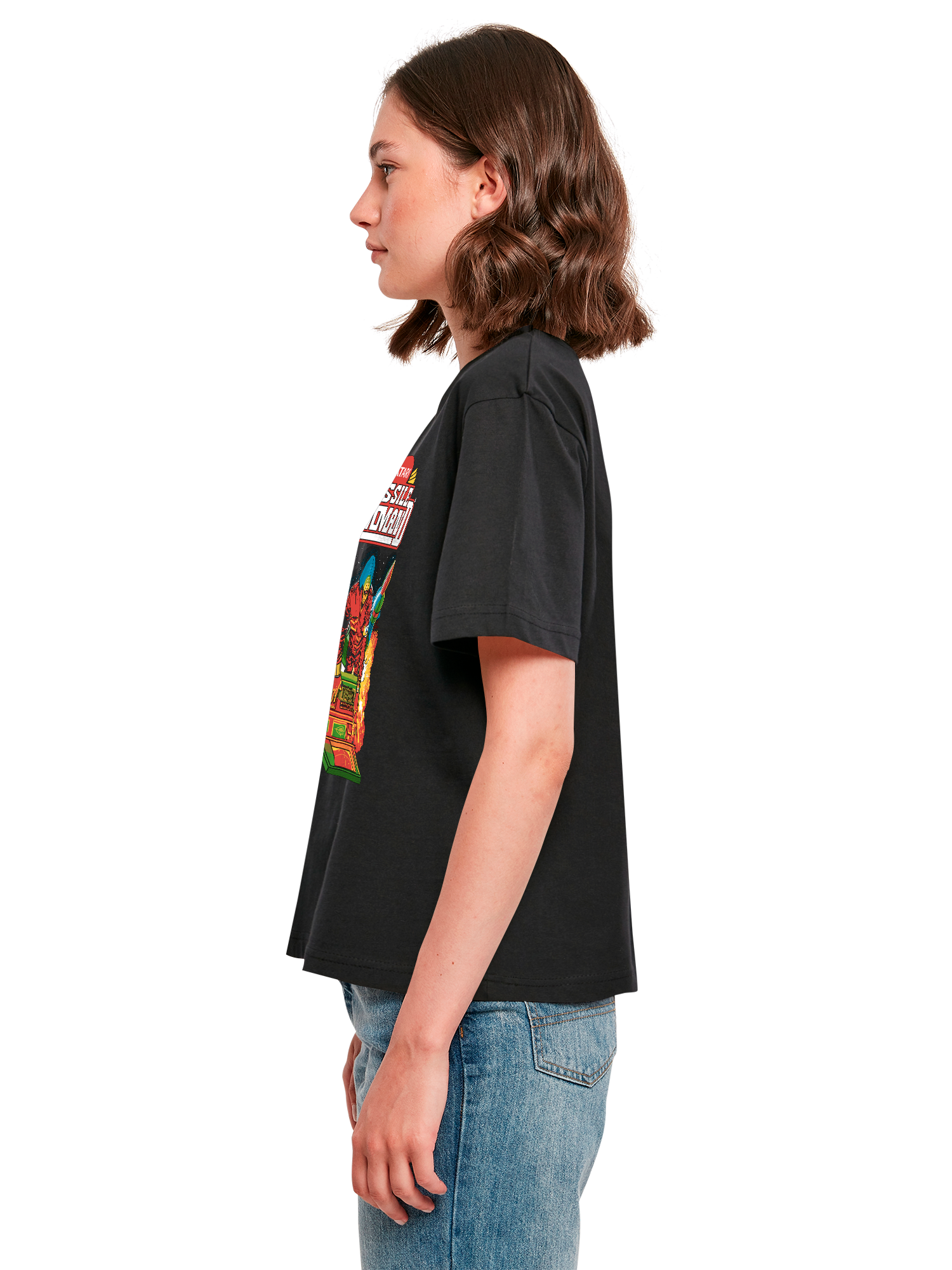 Missile Command Hanger Atari Retro Gaming with Ladies Everyday Tee