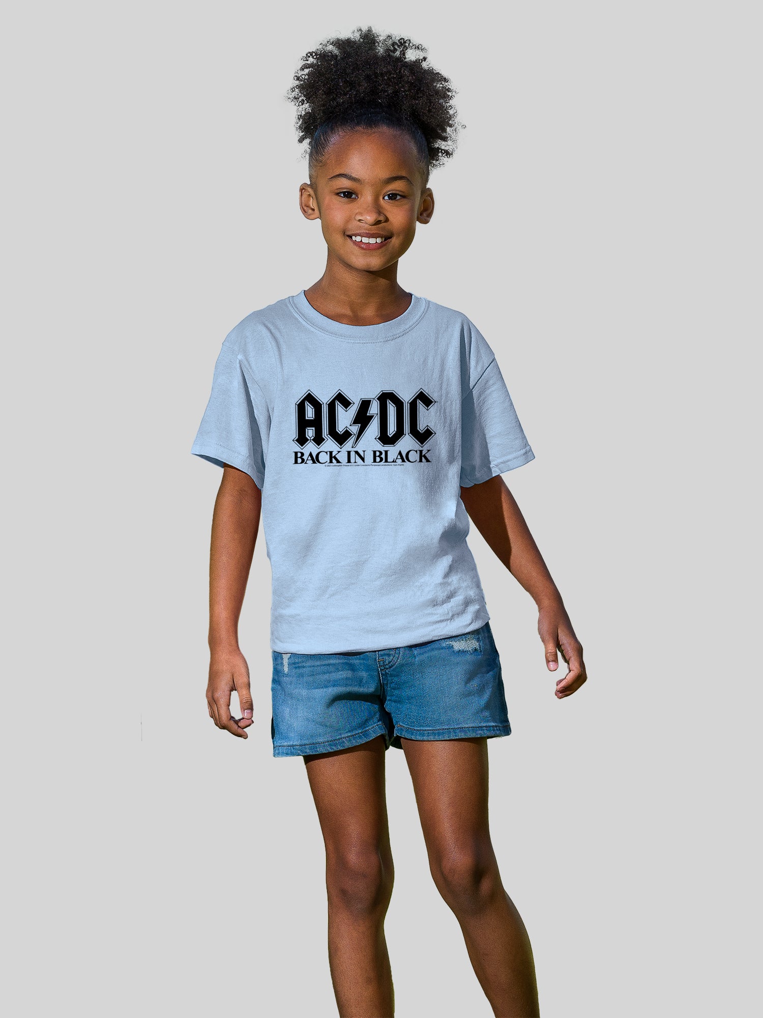 ACDC Back In Black Logo with Youth Buddy Tee