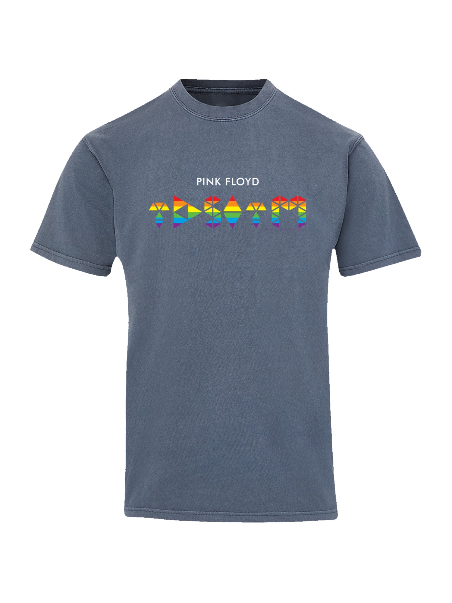 Pink Floyd Tdsotm Rainbow avec un tee-shirt de couleur côtière