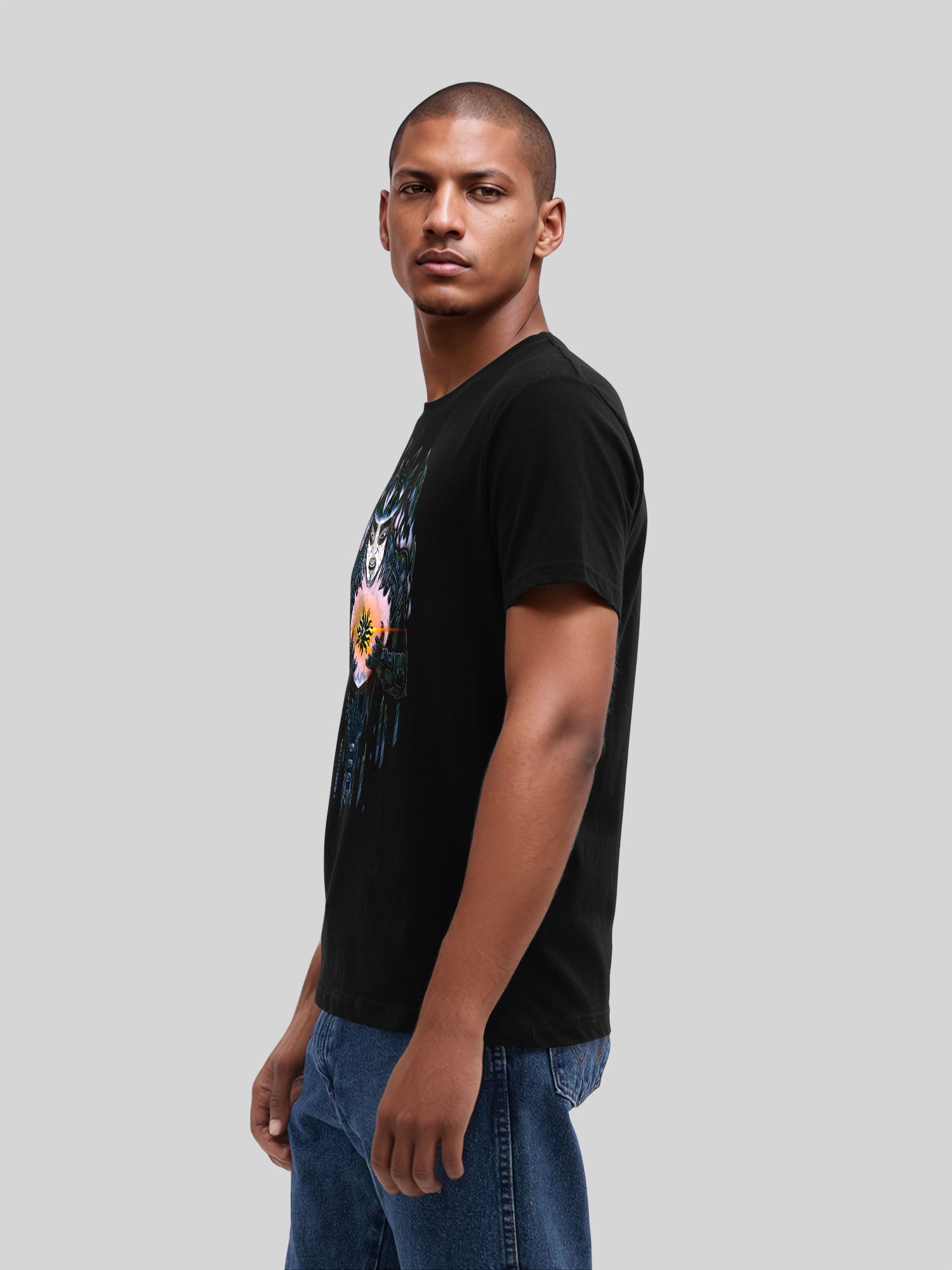 Crónicas de Mythodea 2025 Legado de fuego silenciado y Burgschneider Wht con blancos verdaderos | Camiseta regular para hombres