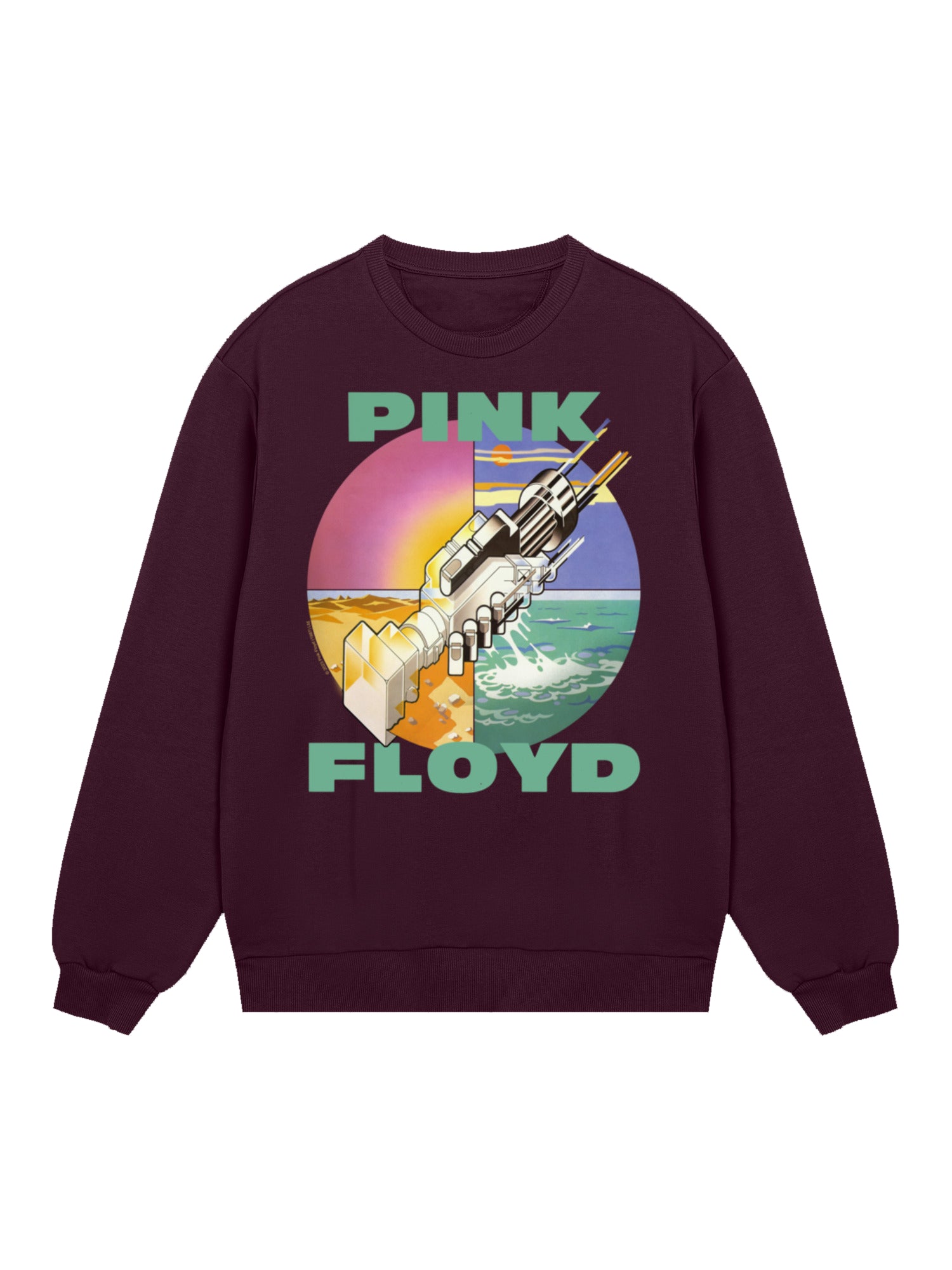 Pink Floyd desearía que estuvieras aquí sudadera orgánica para hombres