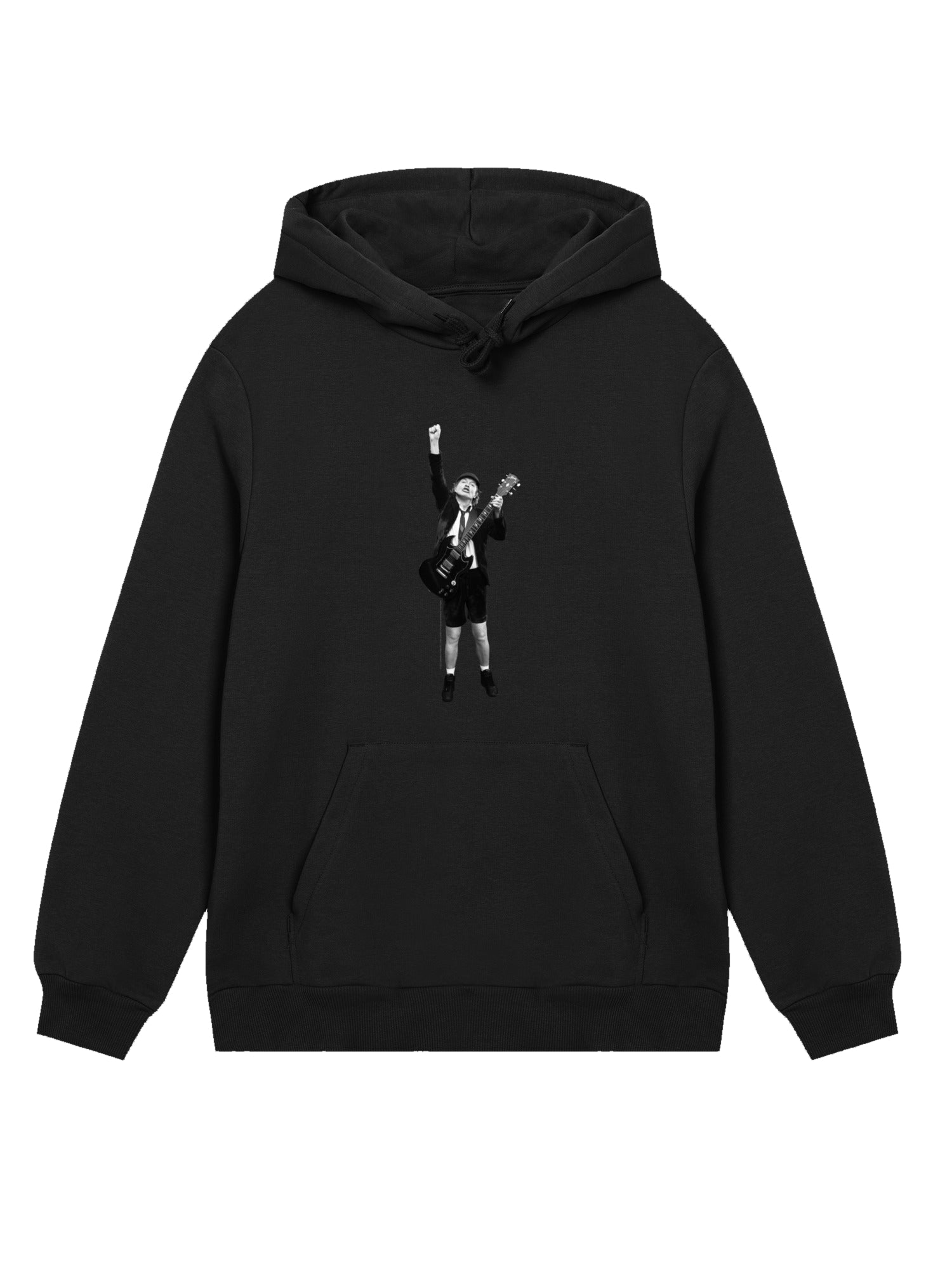 ACDC Angus Young Cut Out with True Blanks | Mens Regular Hoodie