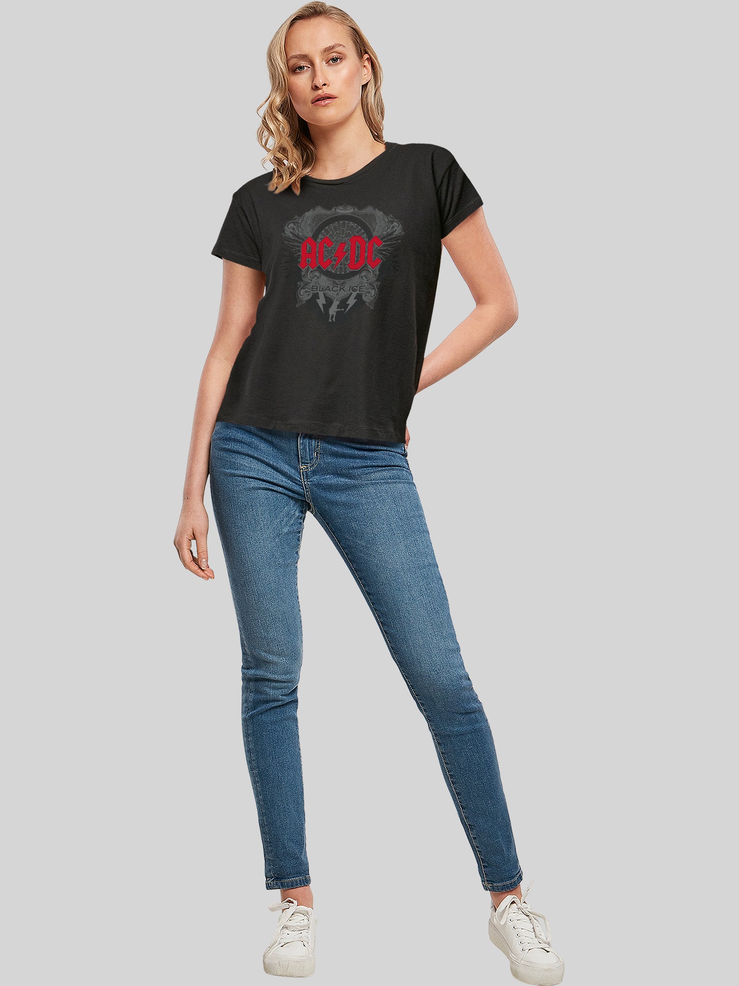 T-shirt AC / DC Black Ice Ladies Box