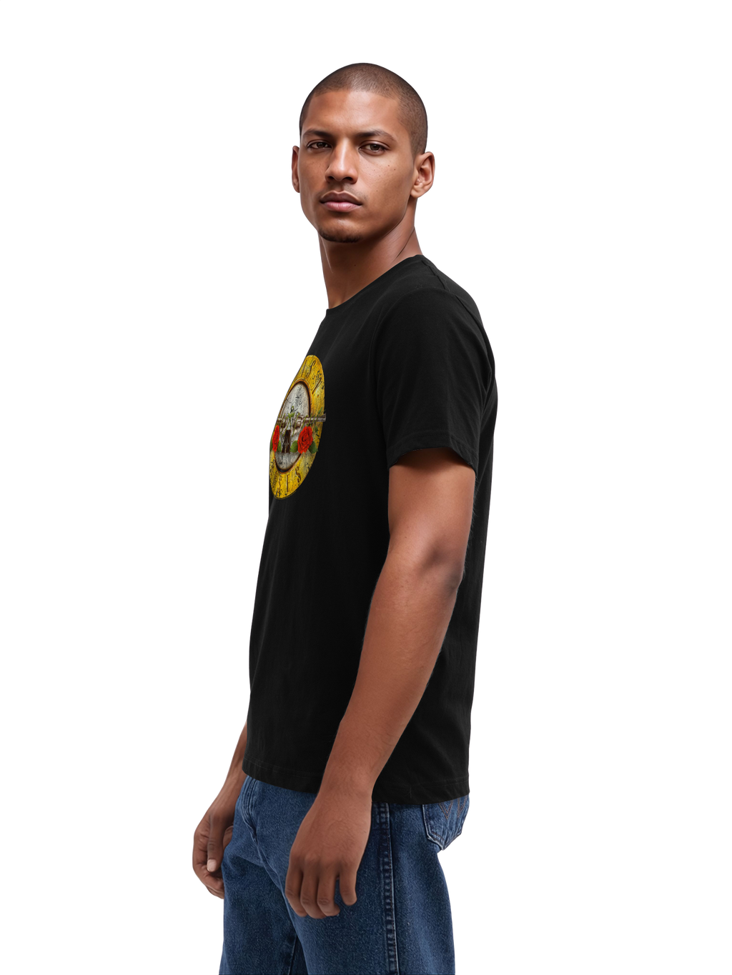 Guns n 'Roses Vintage Bullet Logo Herren reguläres T -Shirt