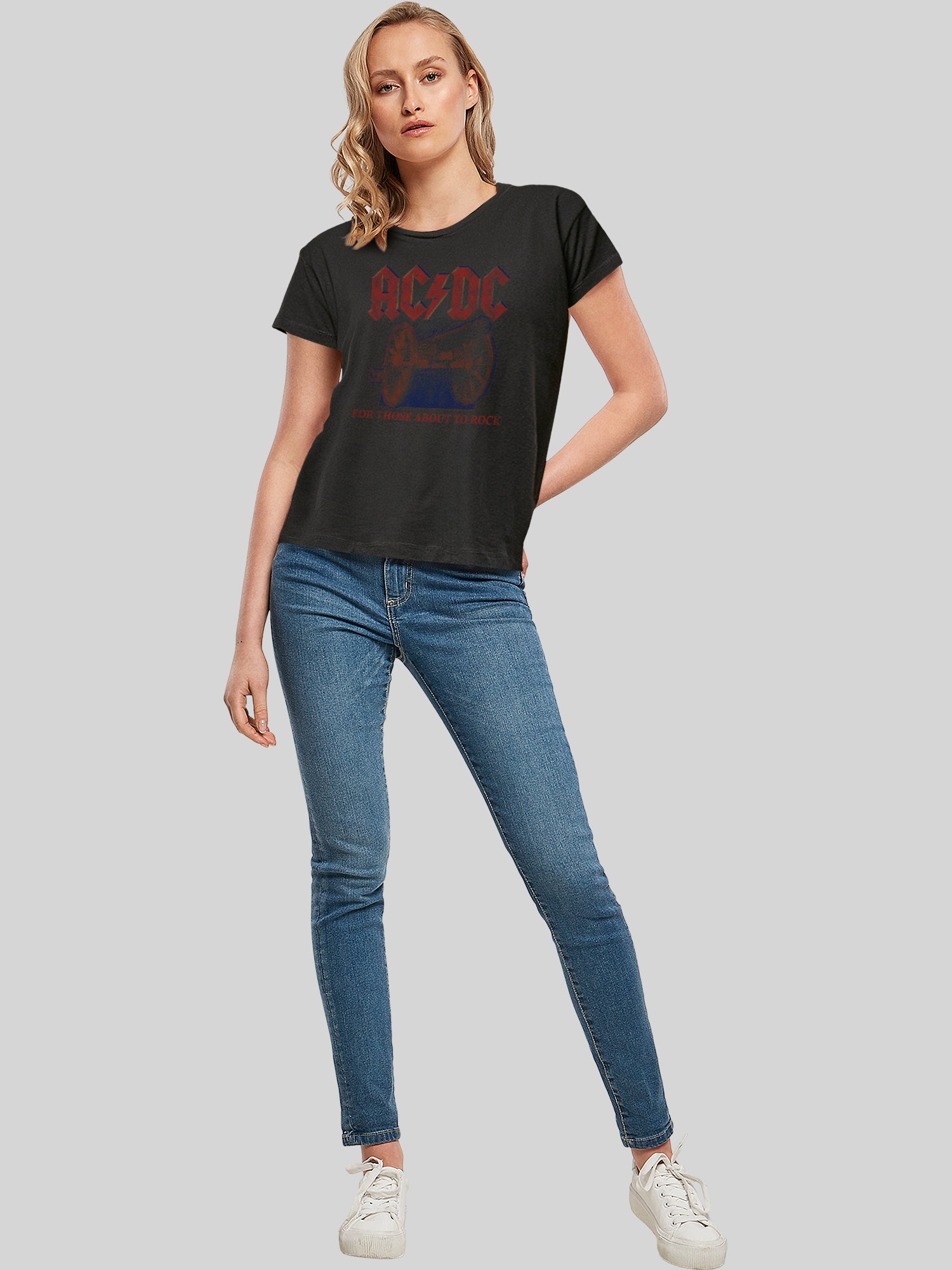AC / DC pour ceux qui sont sur le point de rock le canon dames t-shirt