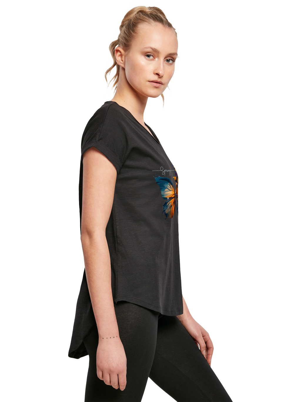 Schmetterling der Schmetterlinge Damen Long T-Shirt