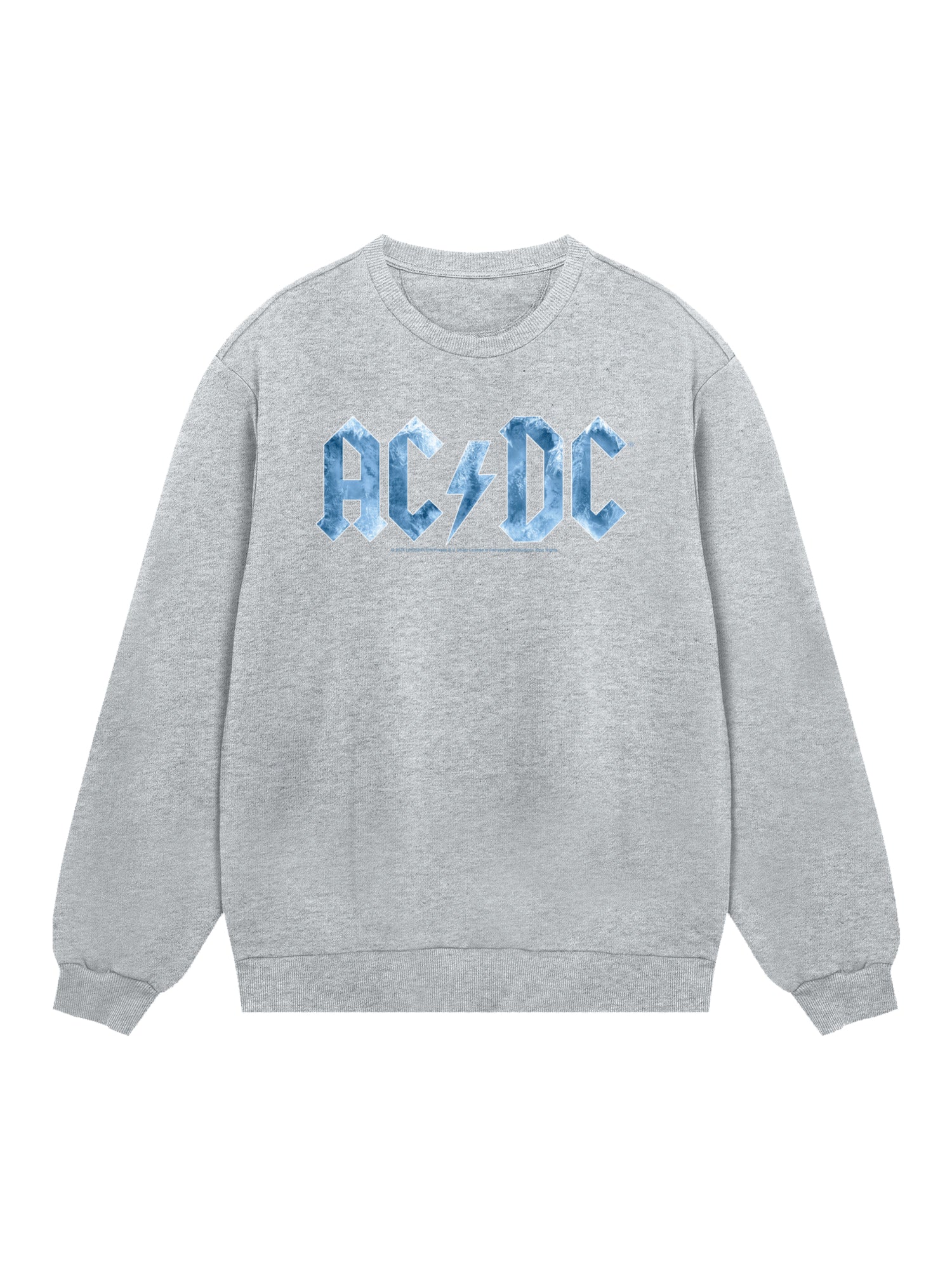 ACDC Blue Ice Logo Herren Sweatshirt
