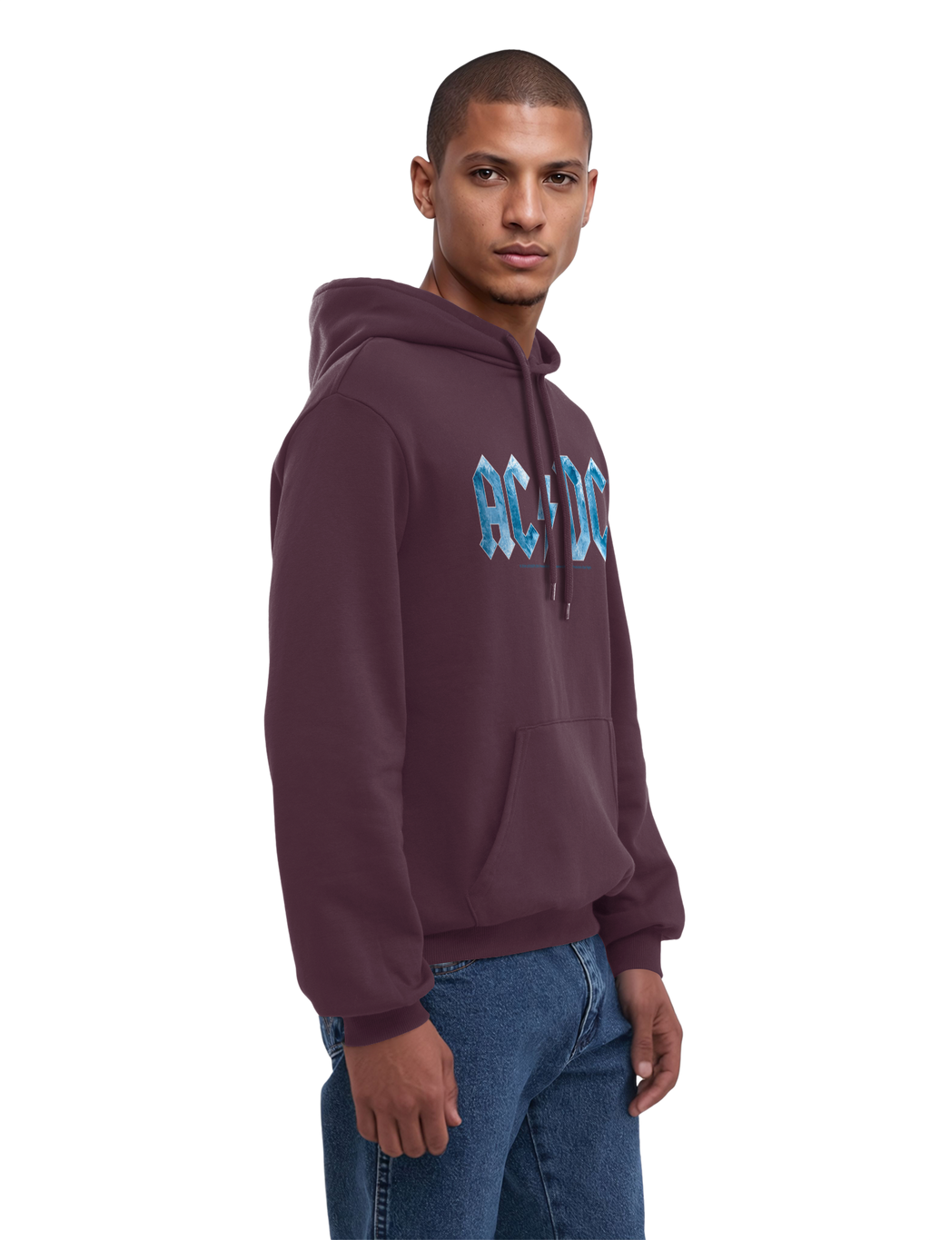 ACDC Blue Ice Logo Herren Hoodie