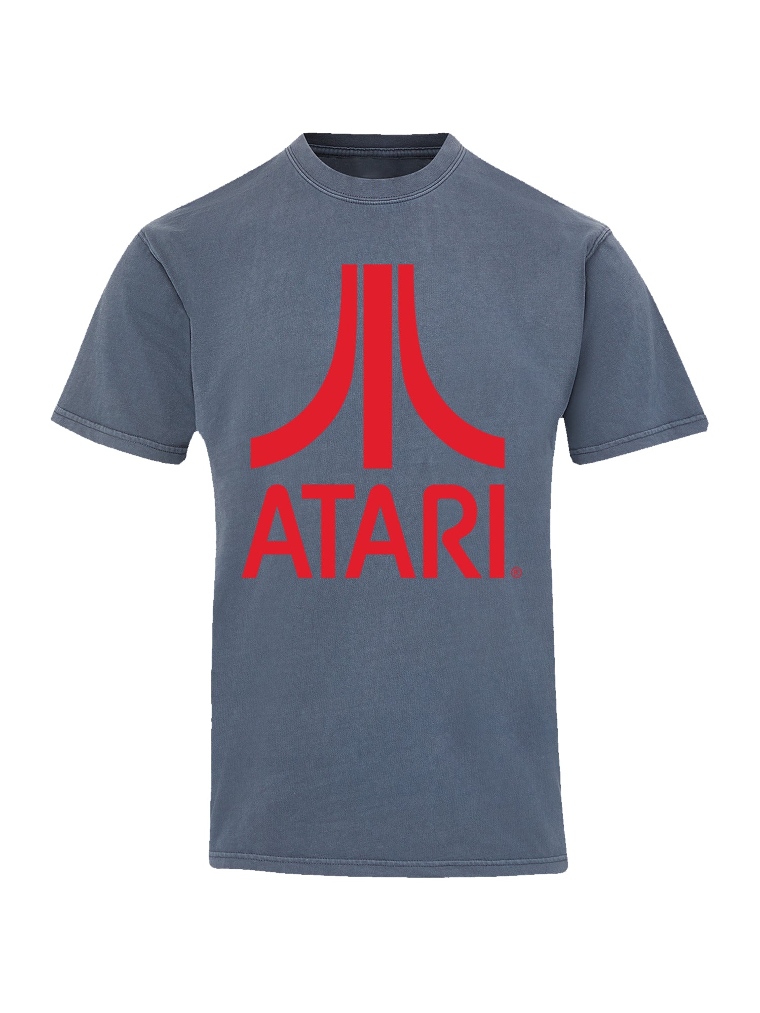 Logotipo de Atari Games Red Retro Gaming con camiseta de color costero