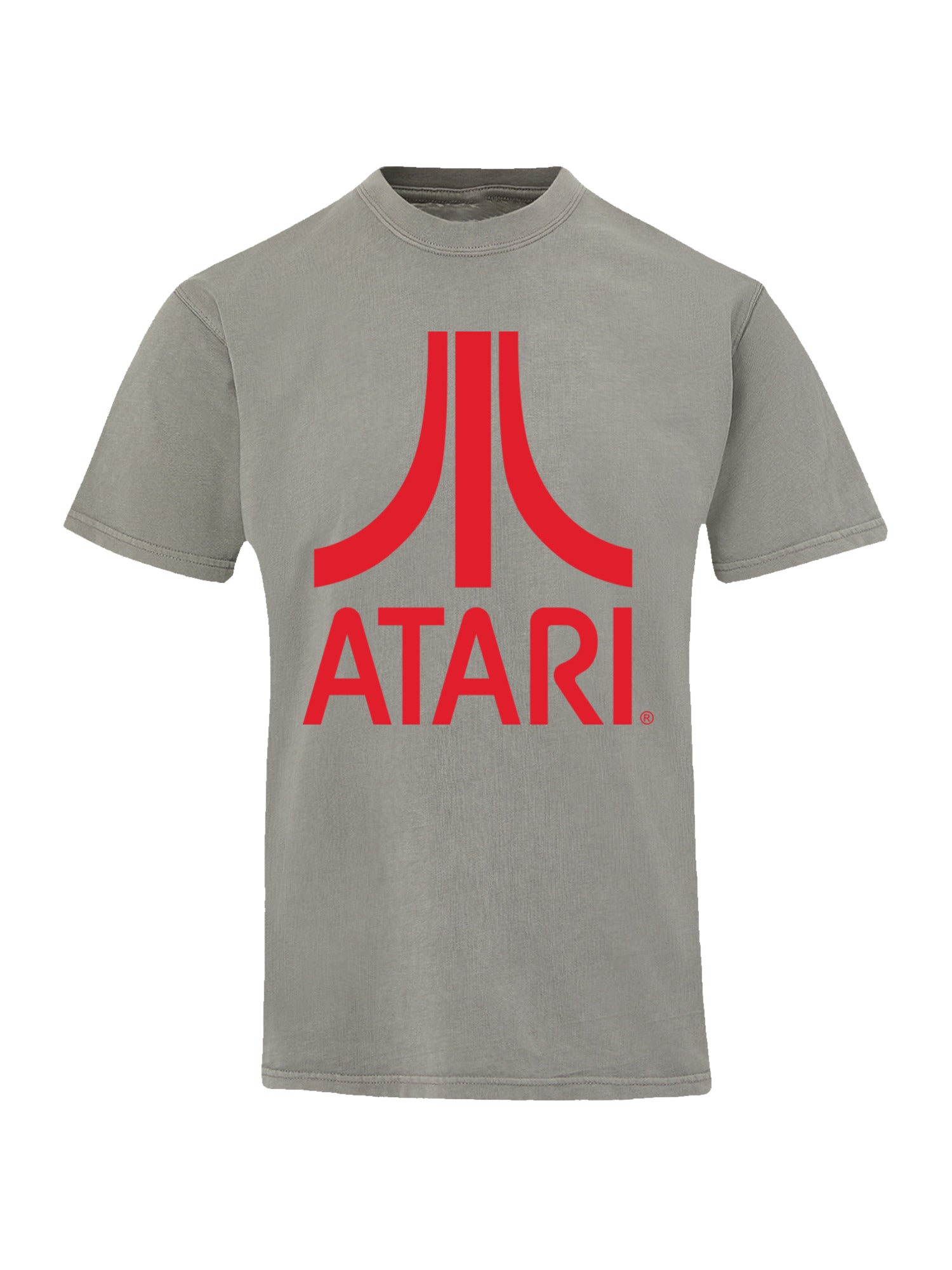 Logotipo de Atari Games Red Retro Gaming con camiseta de color costero