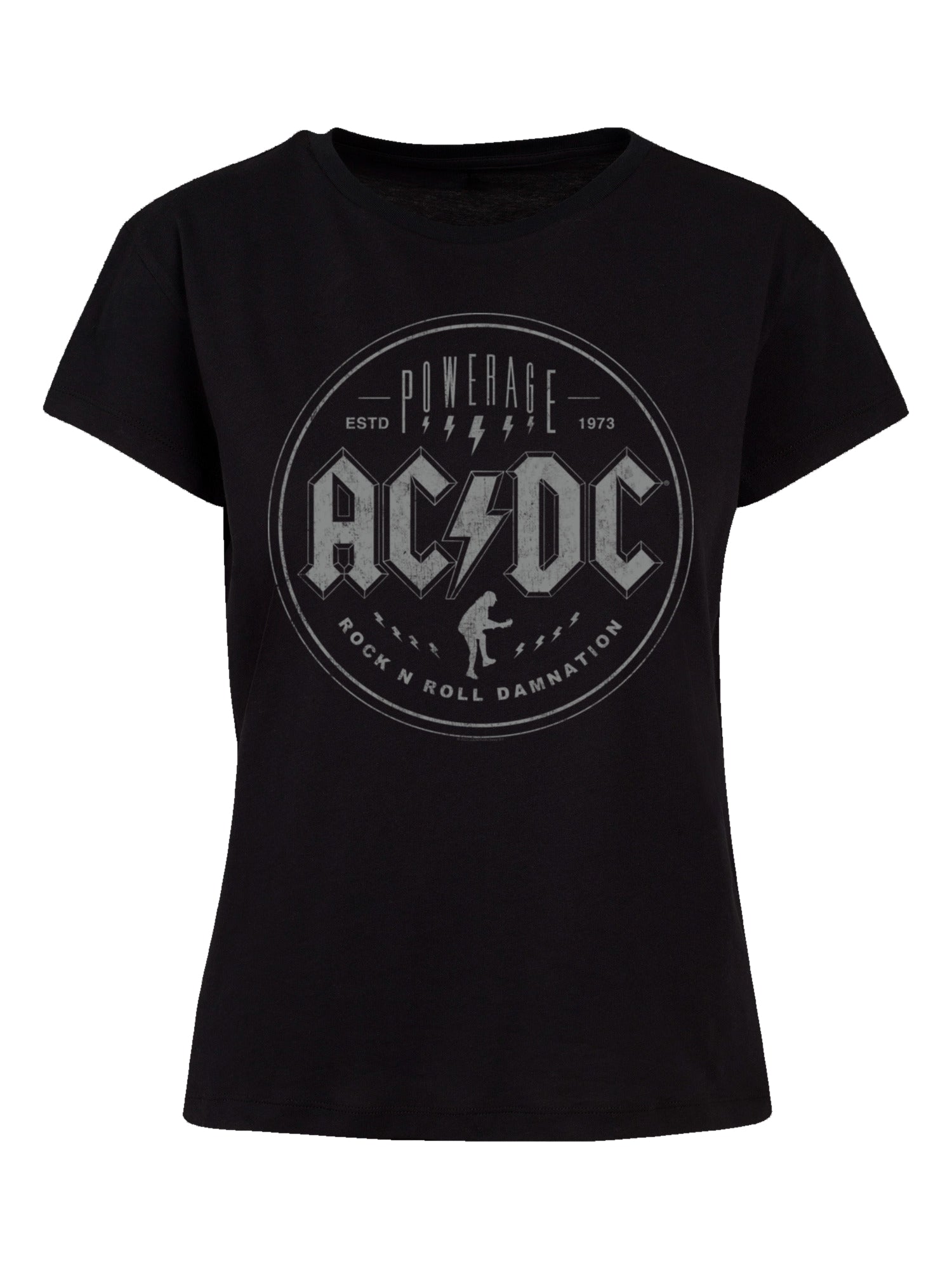 ACDC Rock n Roll Damnation with Ladies Box Tee