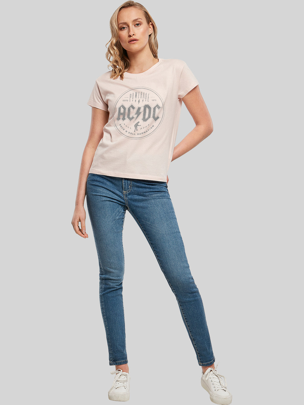 ACDC Rock n Roll Damnation with Ladies Box Tee