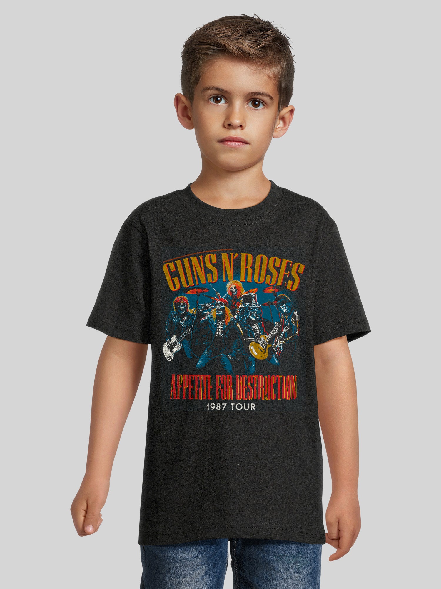 Affiche de concert vintage de Guns N 'Roses 1987 | T-shirt pour enfants