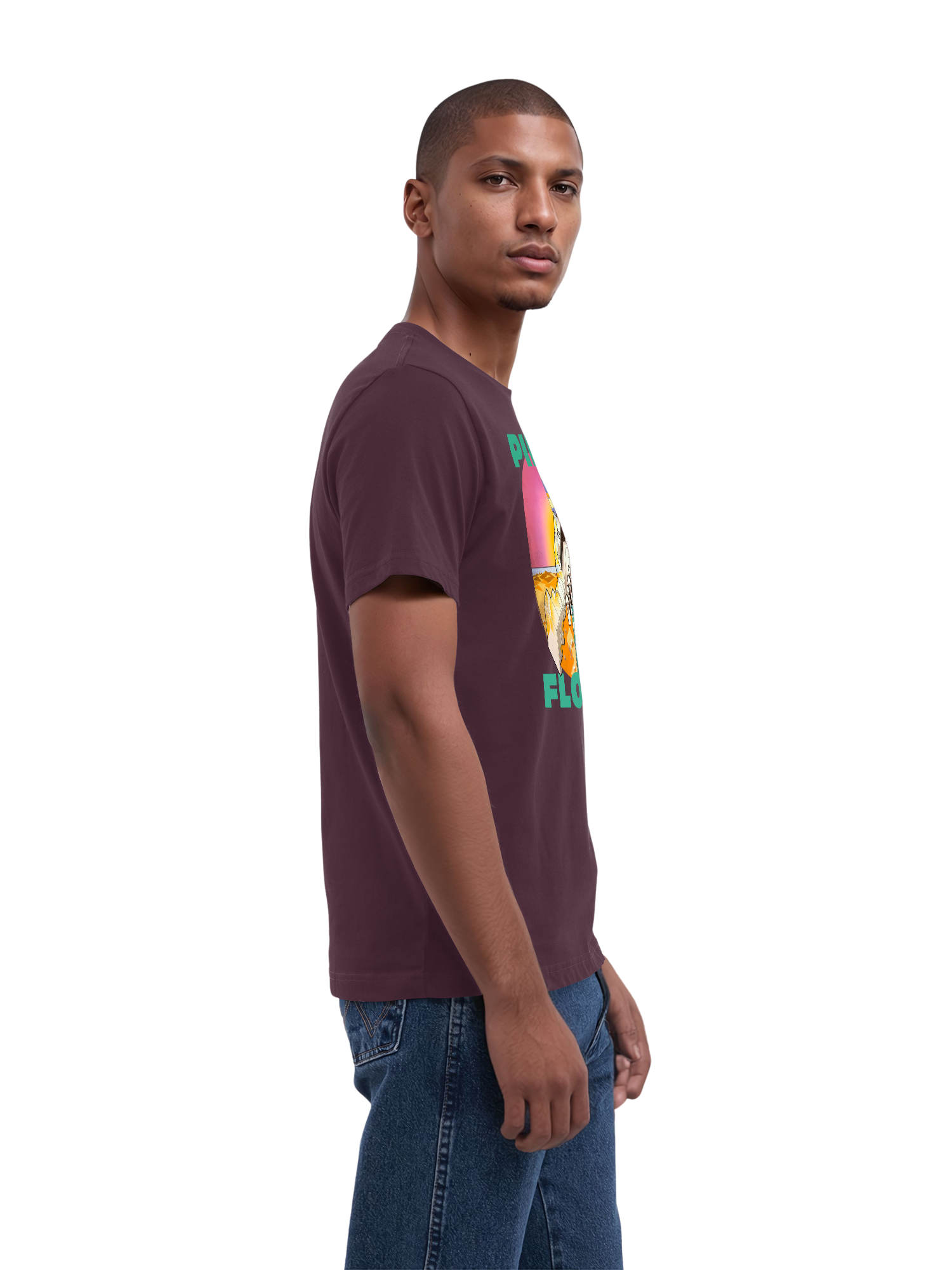 Pink Floyd souhaite que vous soyez ici T-shirt biologique pour hommes