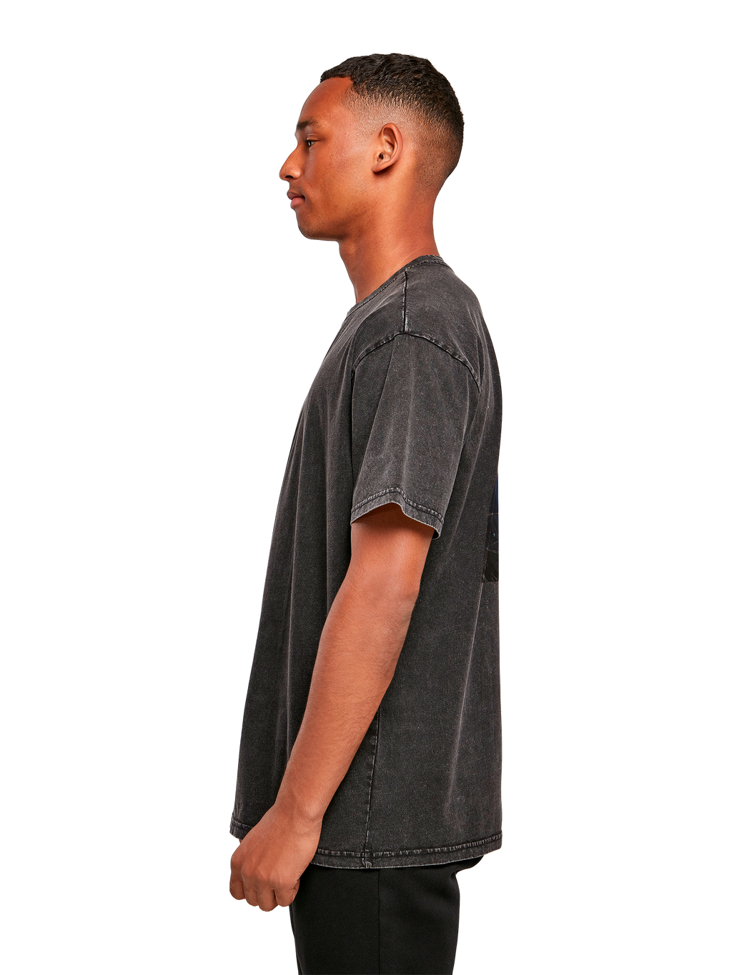 Logotipo de Atari Games White Retro Gaming Horizontal y Atari Gravitar Box Cover con camiseta de gran tamaño pesado de ácido