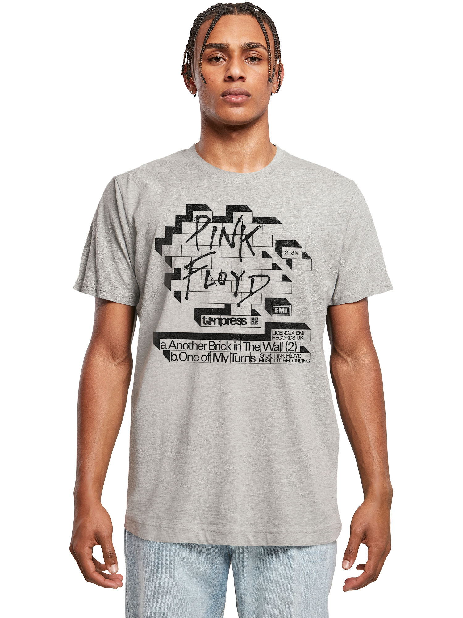 Pink Floyd Another Brick In The Wall Cover T-Shirt Round Neck