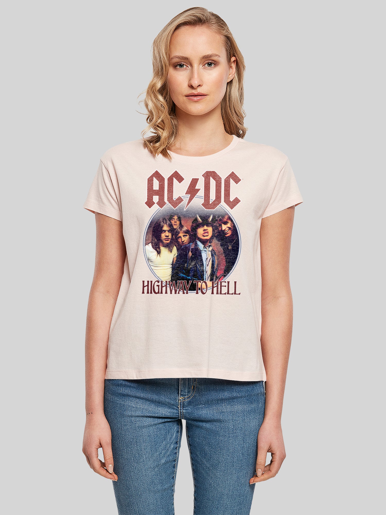 AC / DC Highway to Hell Circle Ladies Box T-shirt