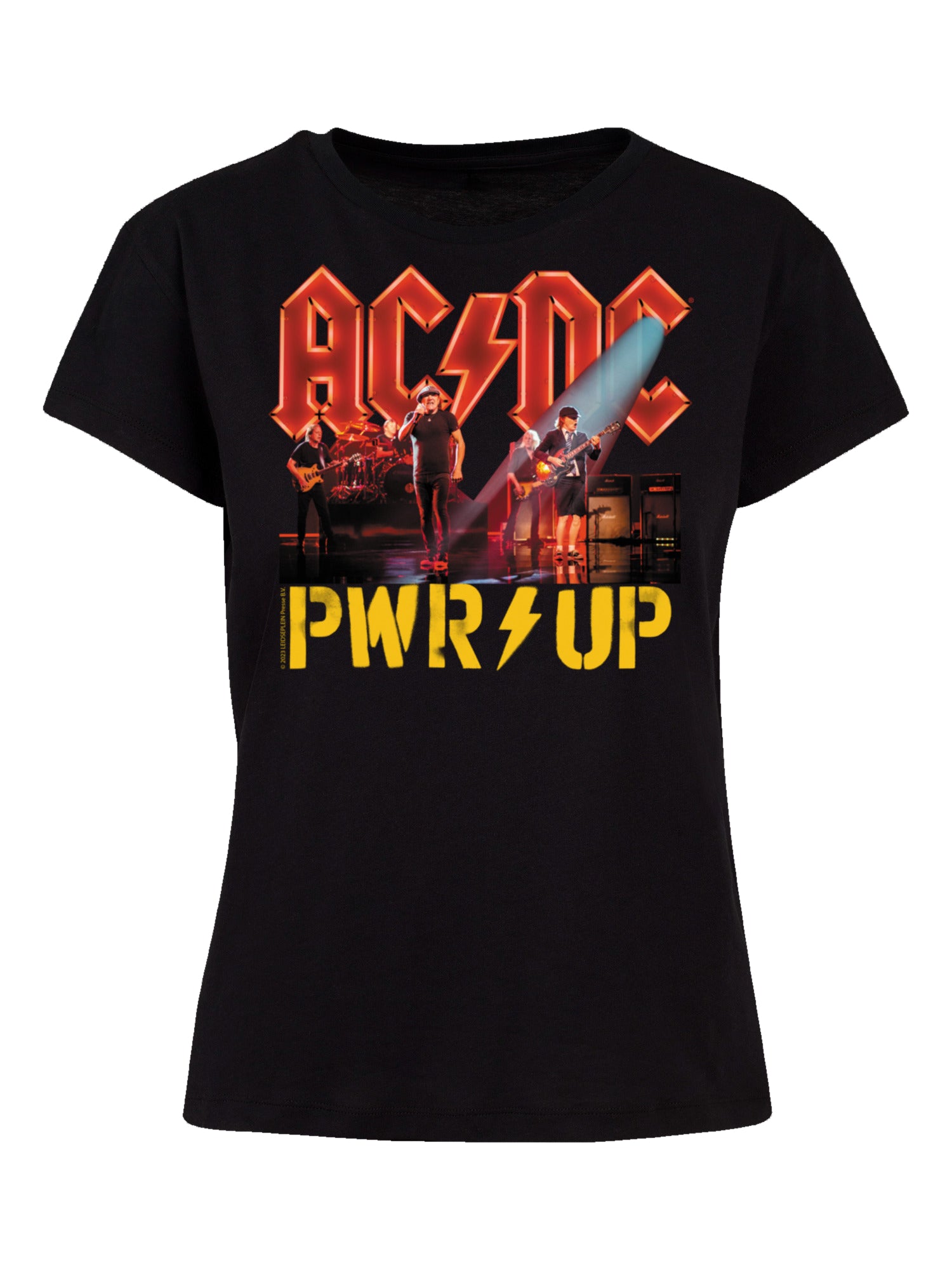 ACDC PWRUP Bühnenlichter Damen Box T-Shirt