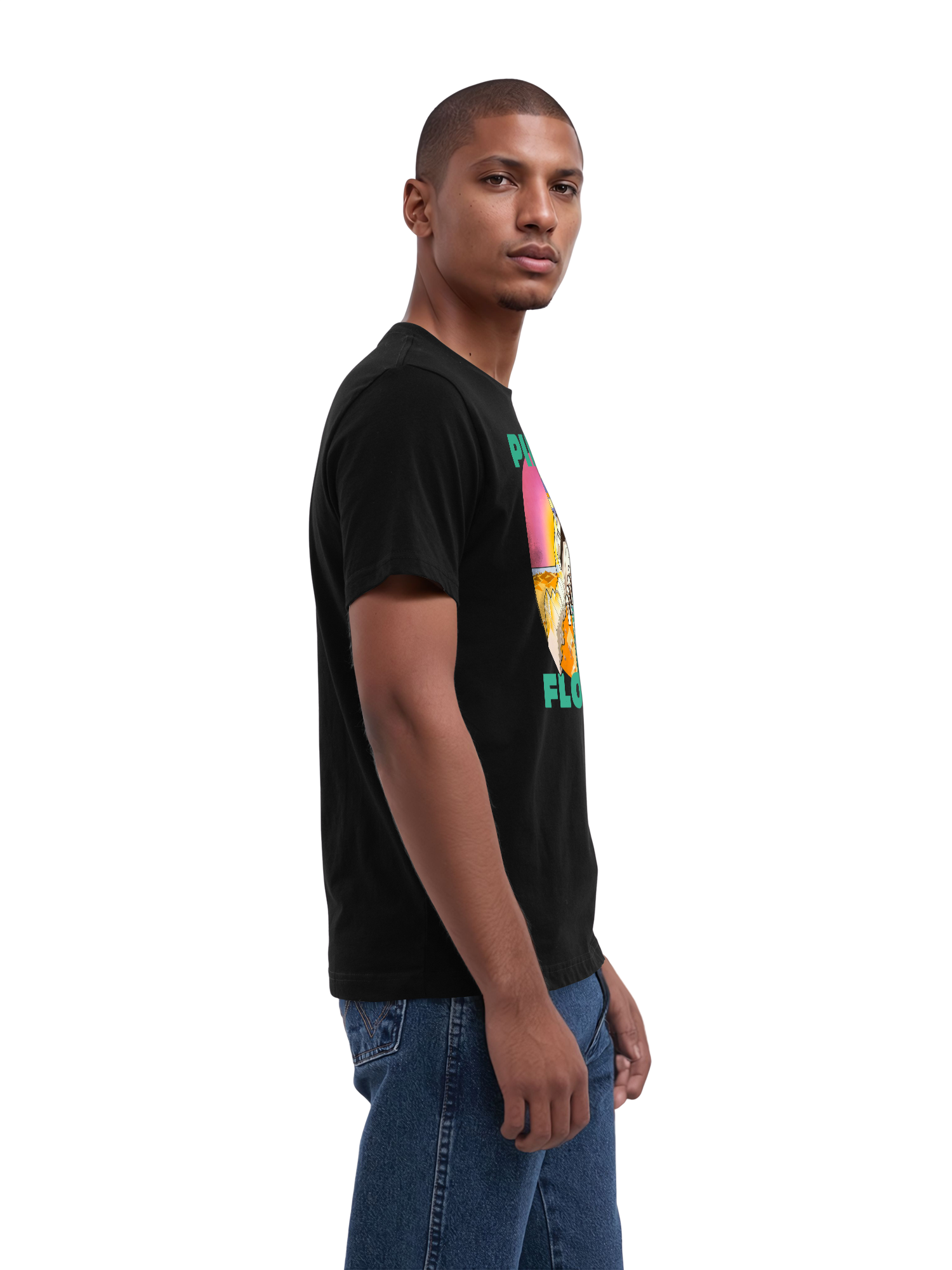 Pink Floyd souhaite que vous soyez ici T-shirt biologique pour hommes