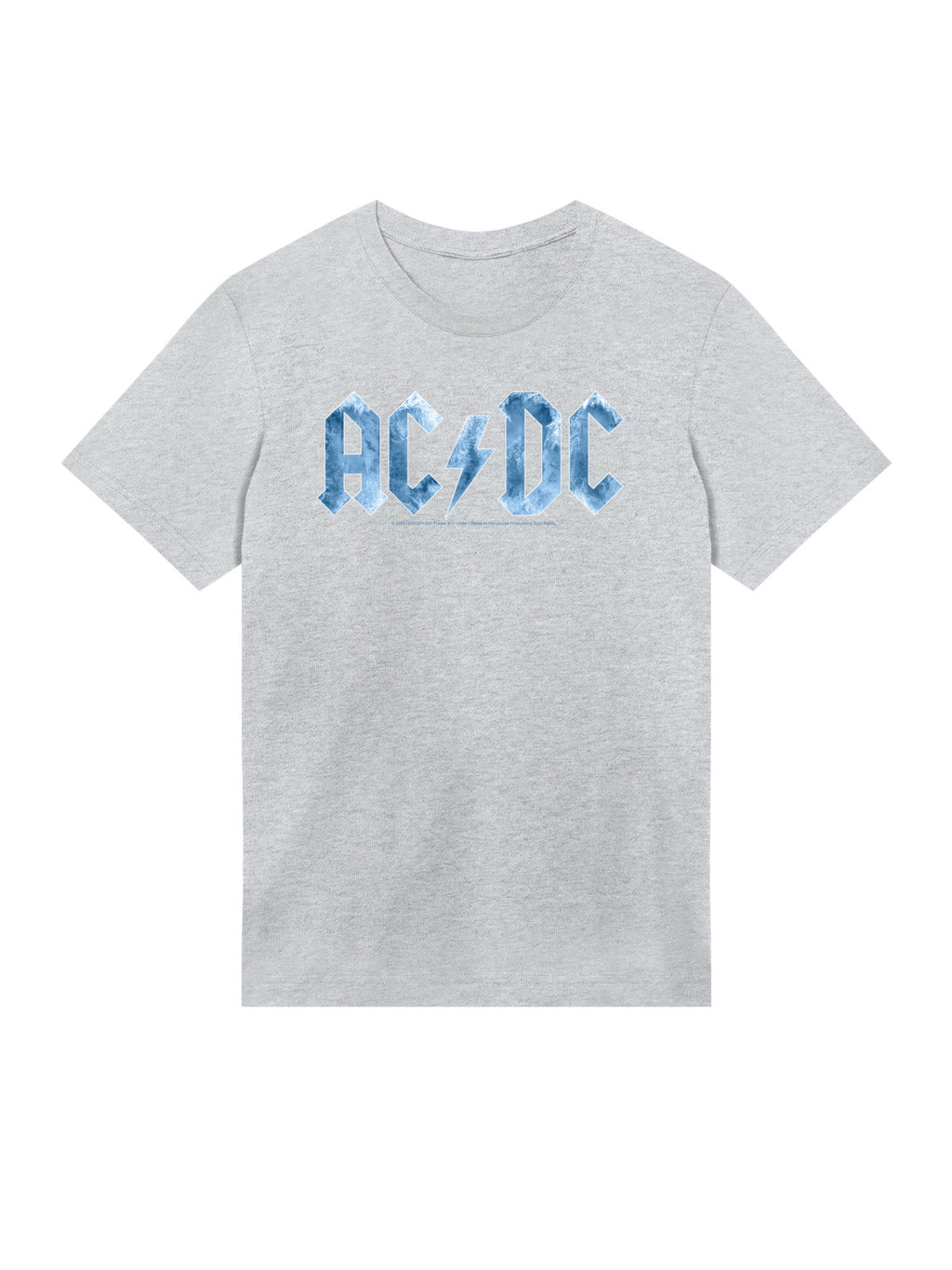 ACDC Herren T-Shirt mit blauem Eis-Logo