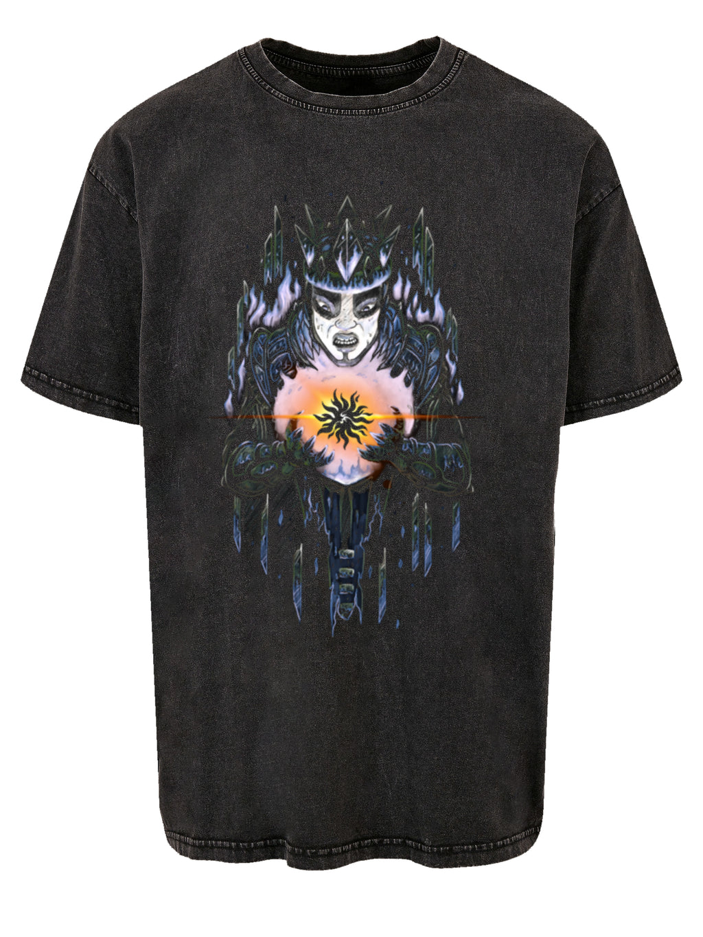 Crónicas de Mythodea 2025 Legado de fuego silenciado y Burgschneider Wht con ácido camada de gran tamaño pesada lavada