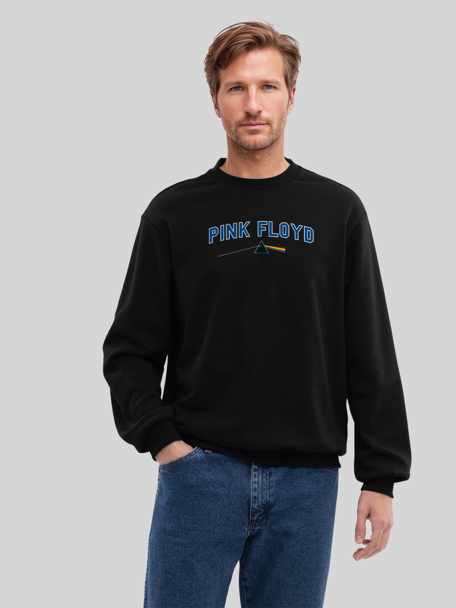 Pink Floyd College Prism with True Blanks | Mens Regular Sweater
