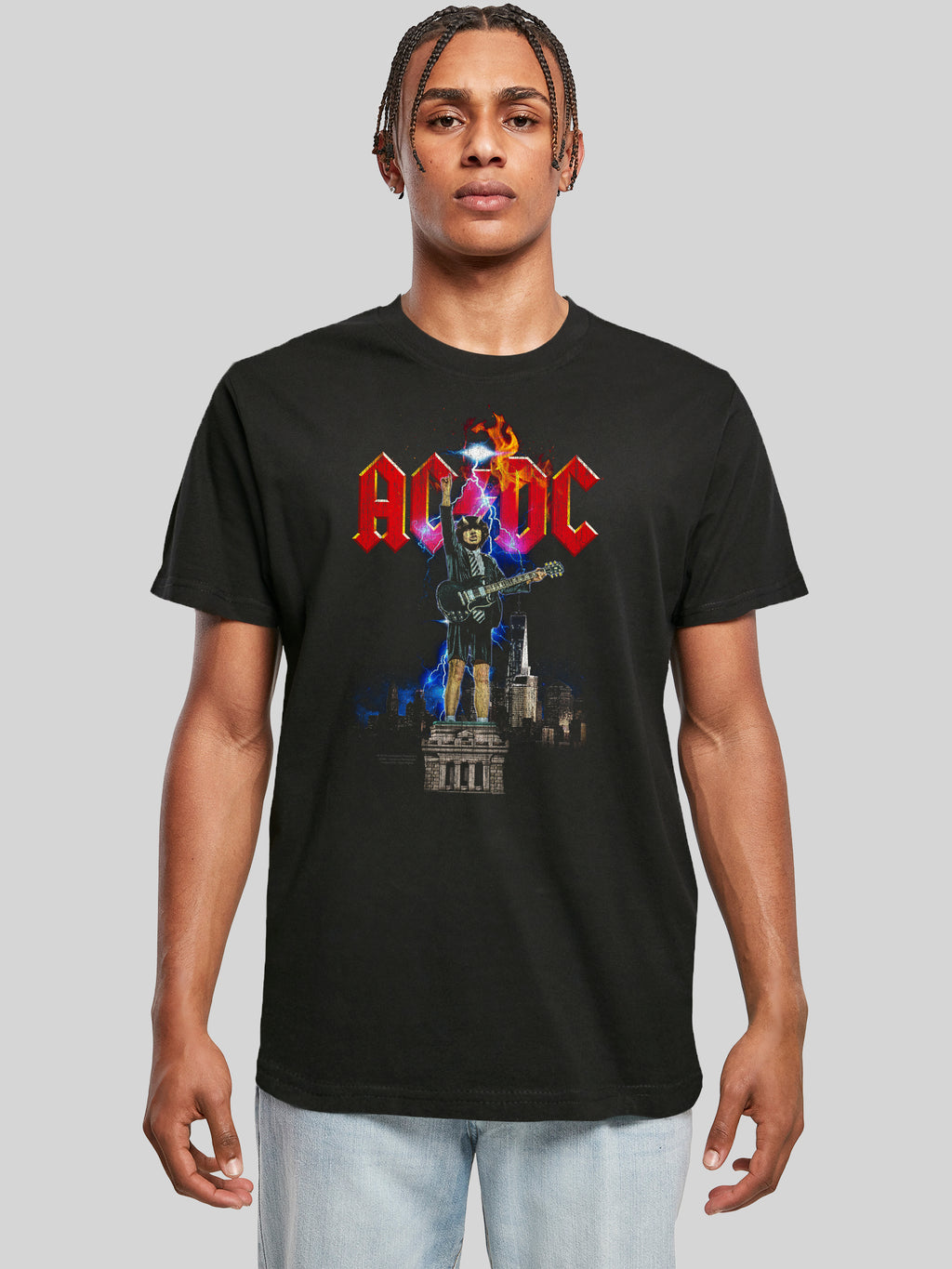 T-shirt AC / DC Angus NYC Lightning Men