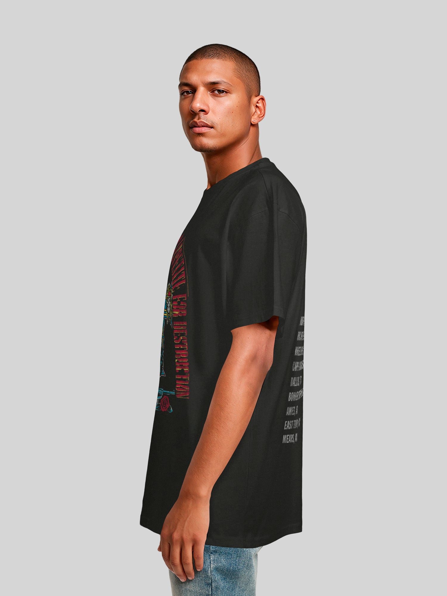 Guns N 'Roses 1988 Tour | Camiseta pesada de gran tamaño