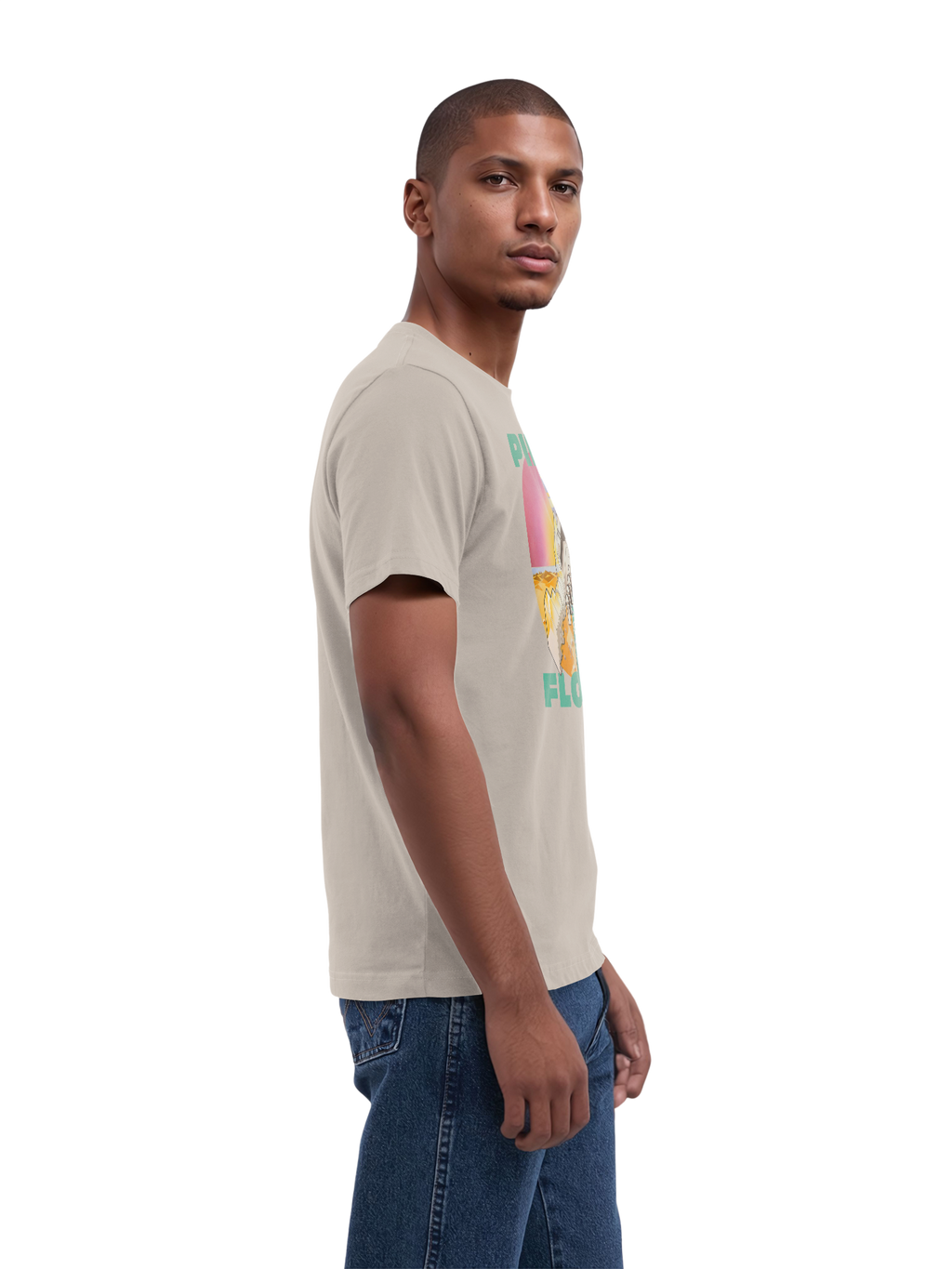 Pink Floyd souhaite que vous soyez ici T-shirt biologique pour hommes