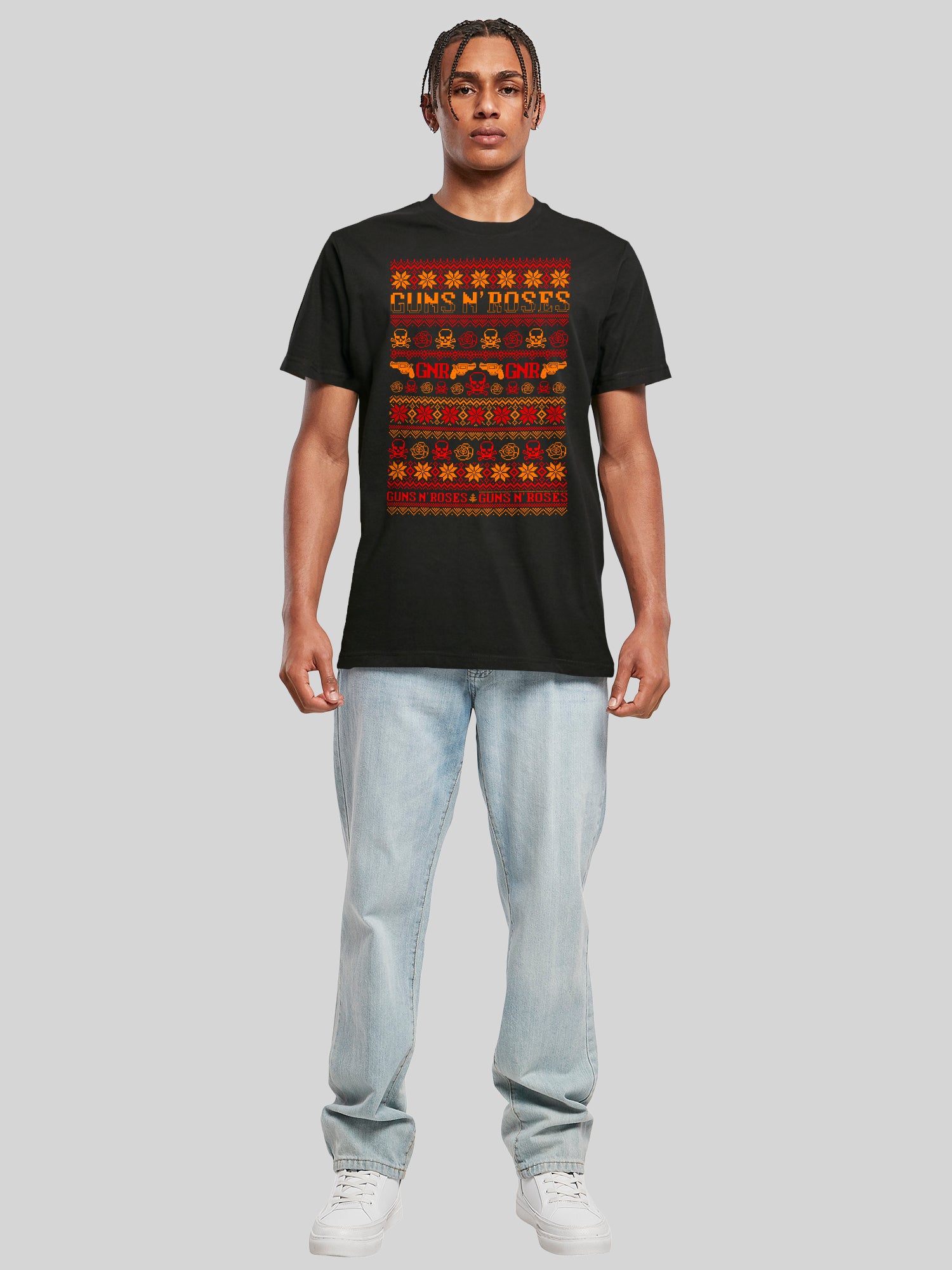 Guns N' Roses Christmas with T-Shirt Round Neck