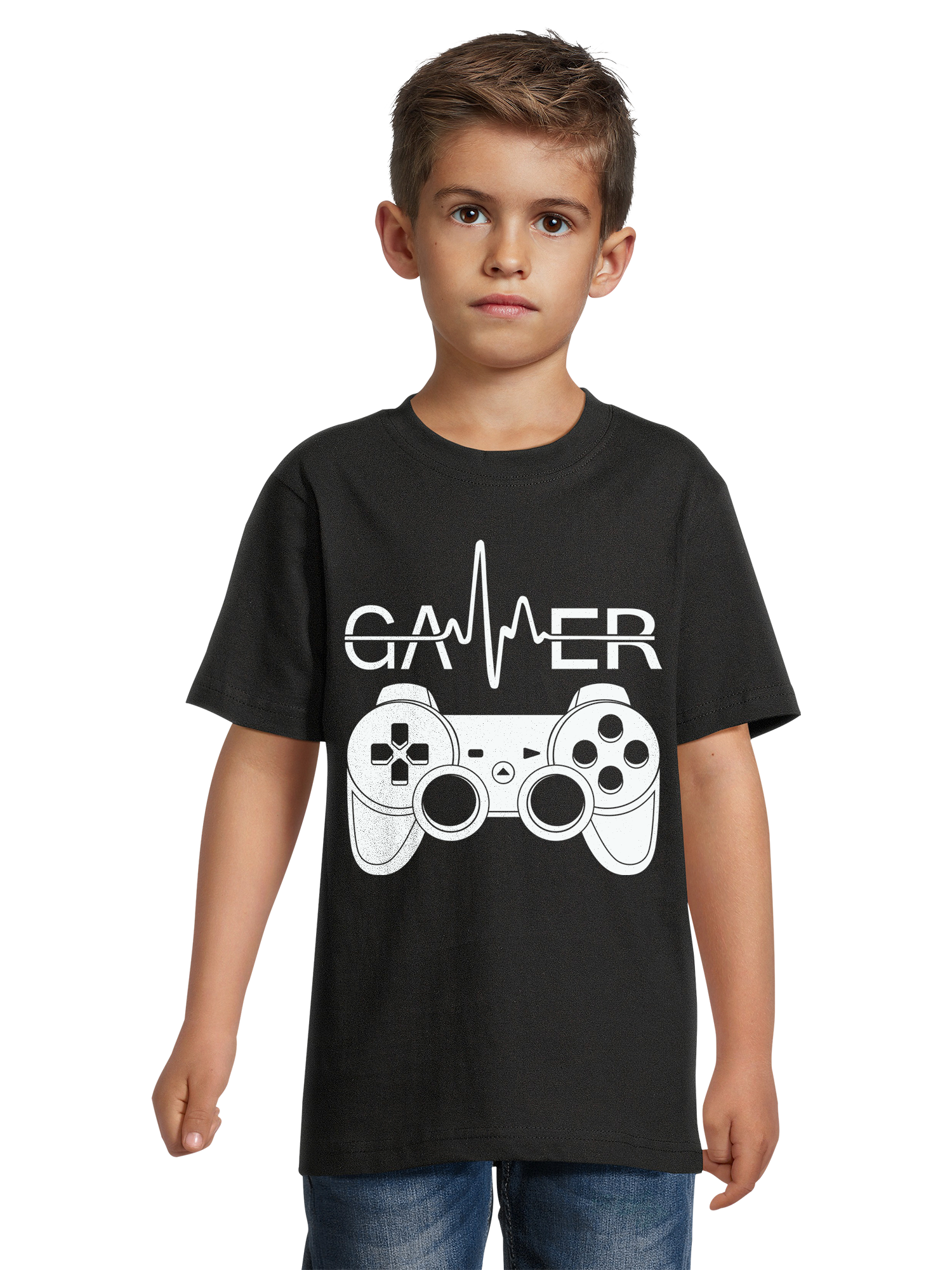 Gamer Heartbeat Kids T-Shirt