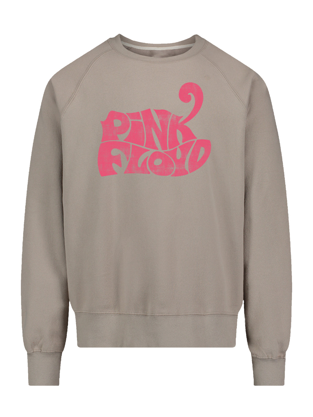 Pink-Floyd-Retro-Logo-NAVY with Vintage Fleece Raglan Crew