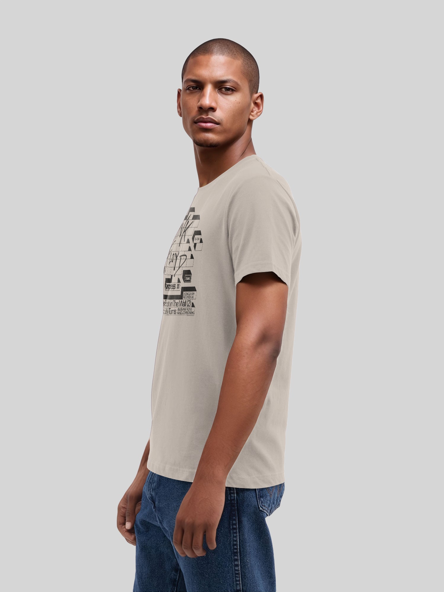 Pink Floyd Another Brick In The Wall Cover with True Blanks | Mens Regular Tee